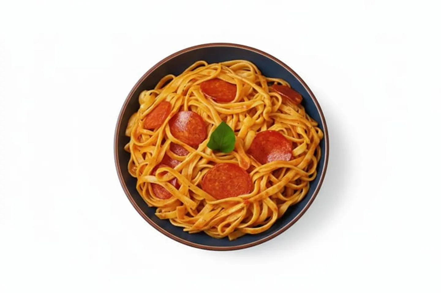 Pepperoni Fettuccine