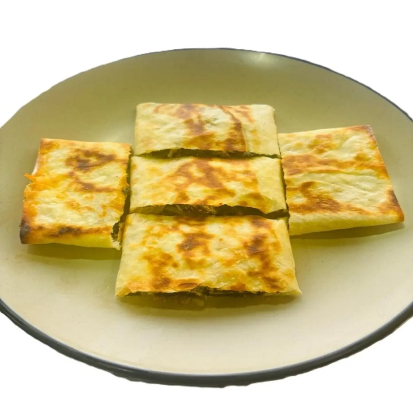 Labneh Pie With Spinach