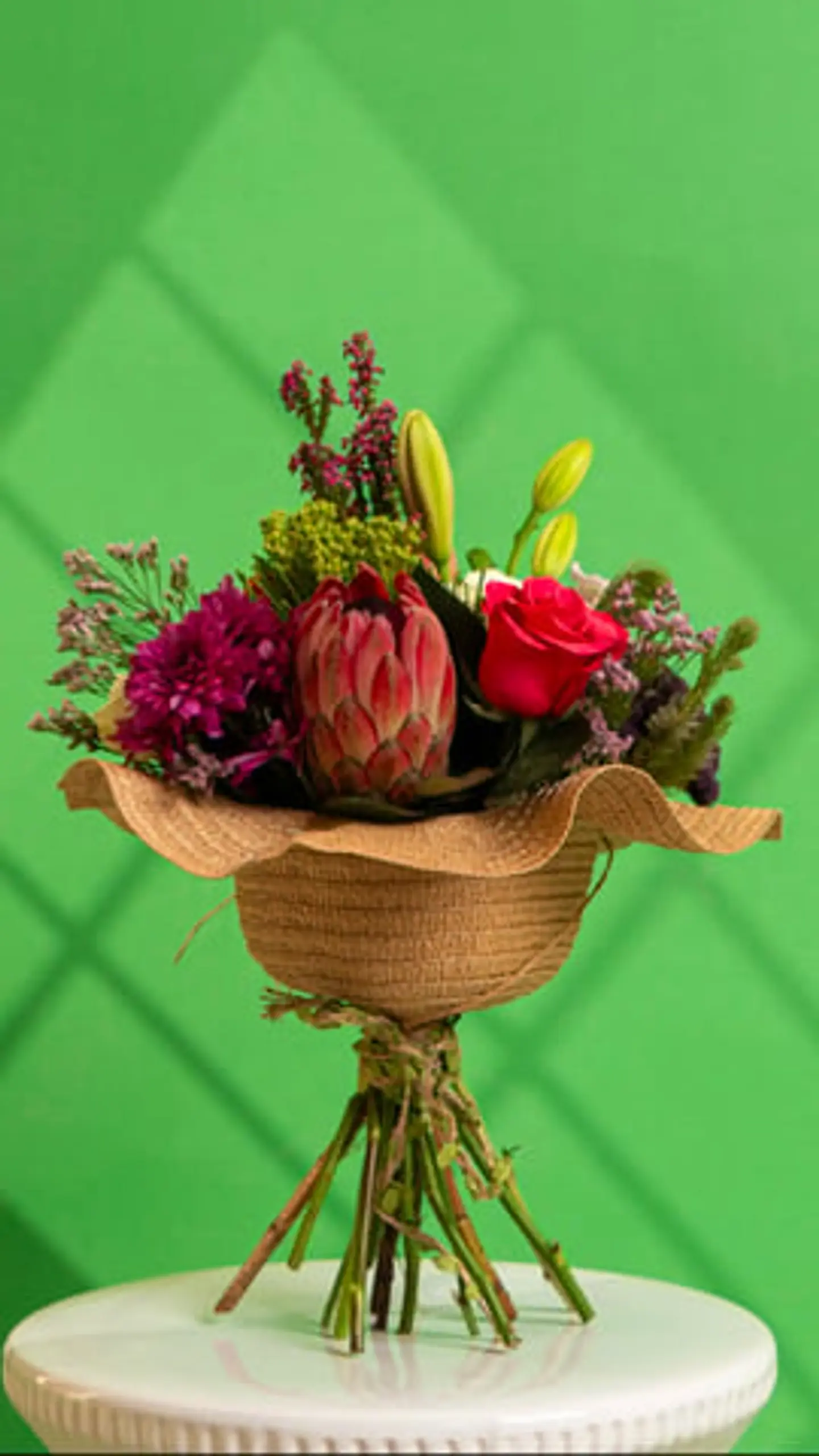Flower Hat Bouquet