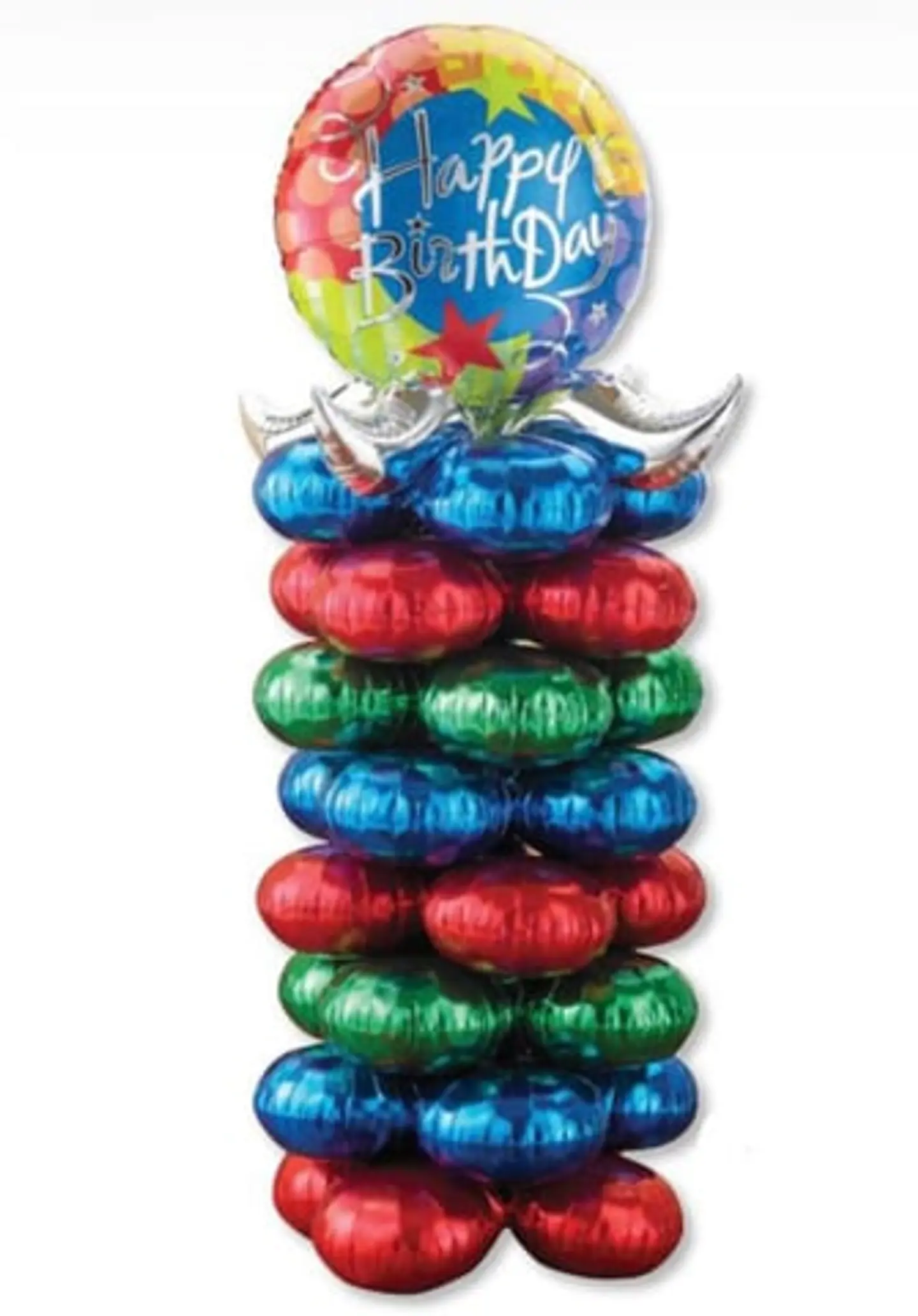 Colorful Air Balloon Tower – 8 Layers