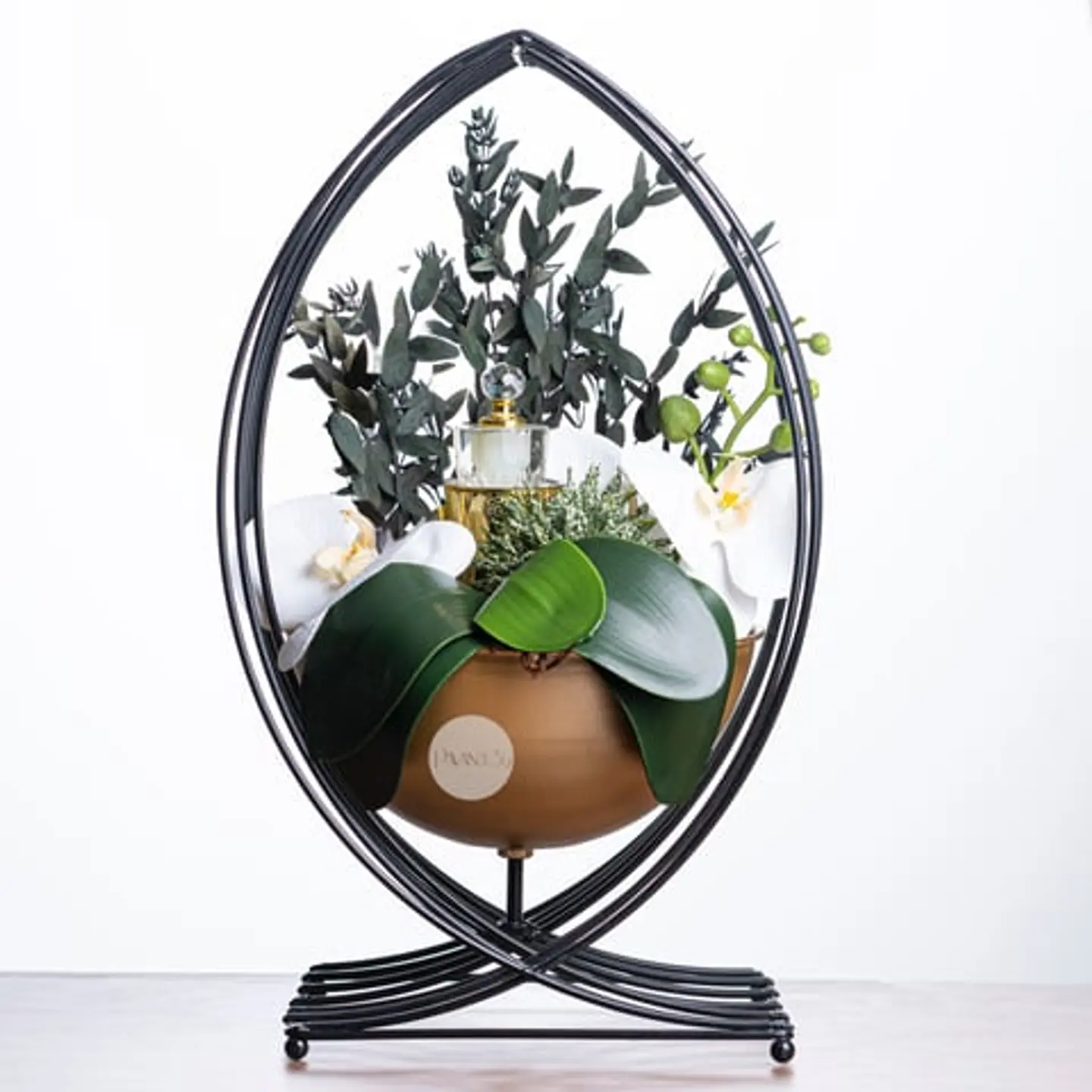 White Orchid Vase