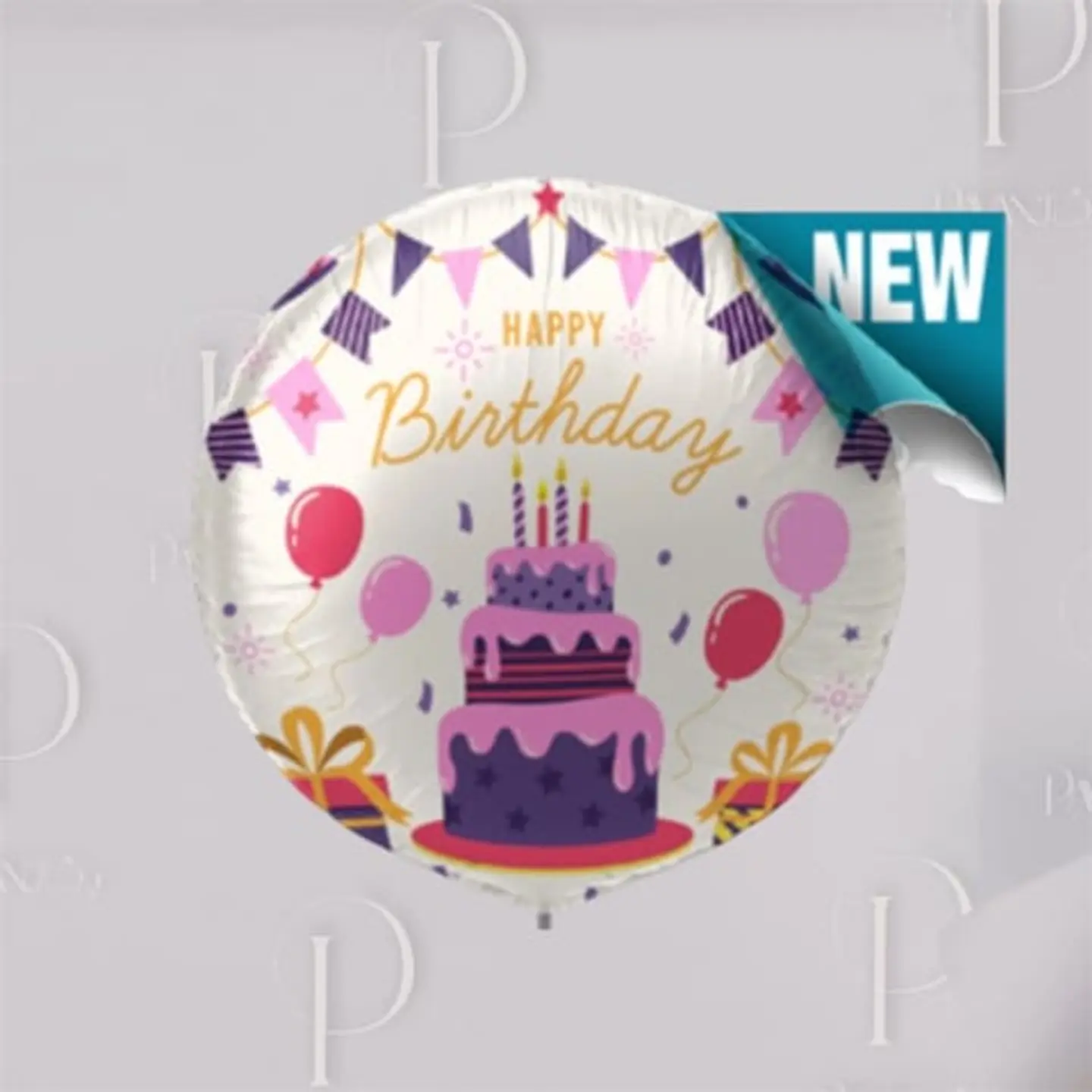 Cheerful Helium Balloon – Happy Birthday