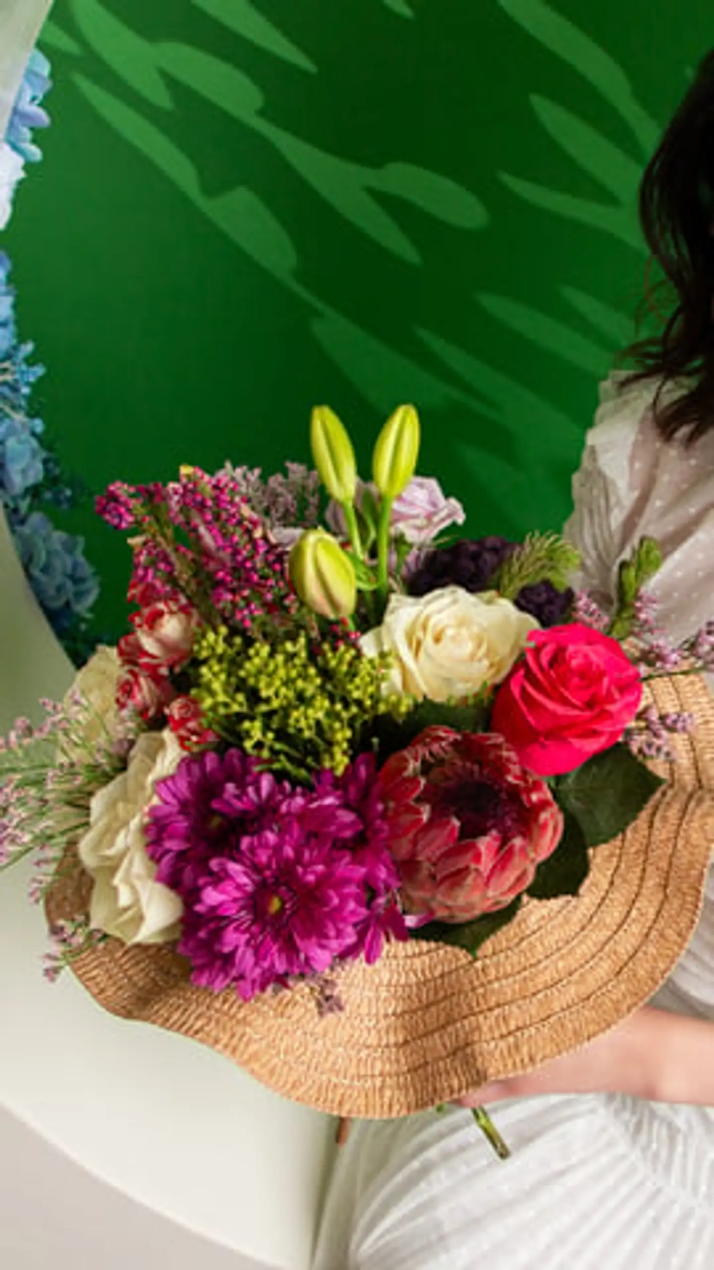 Flower Hat Bouquet