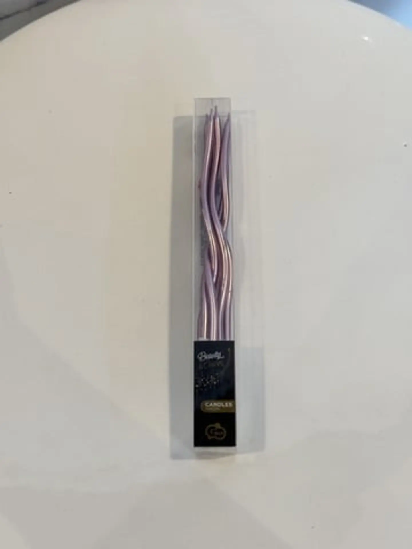 Wavy Candles Rose Gold