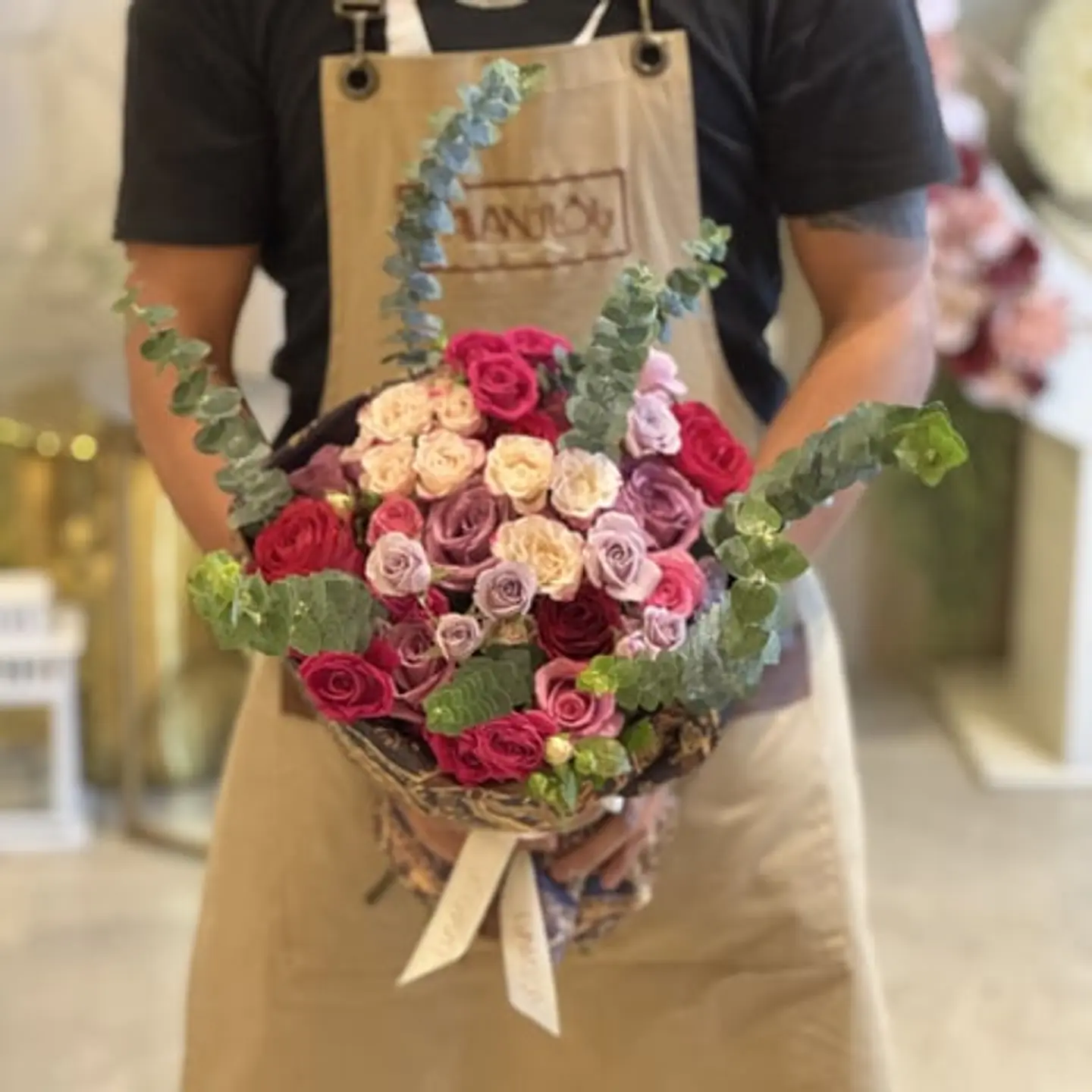 Mix Cashmere Shawl Bouquet