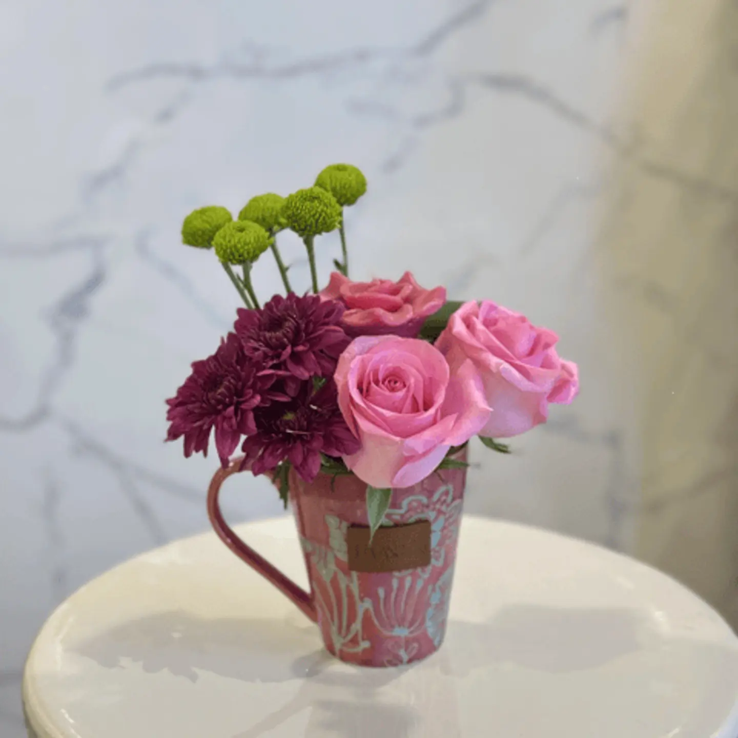 Flower Mug Pink