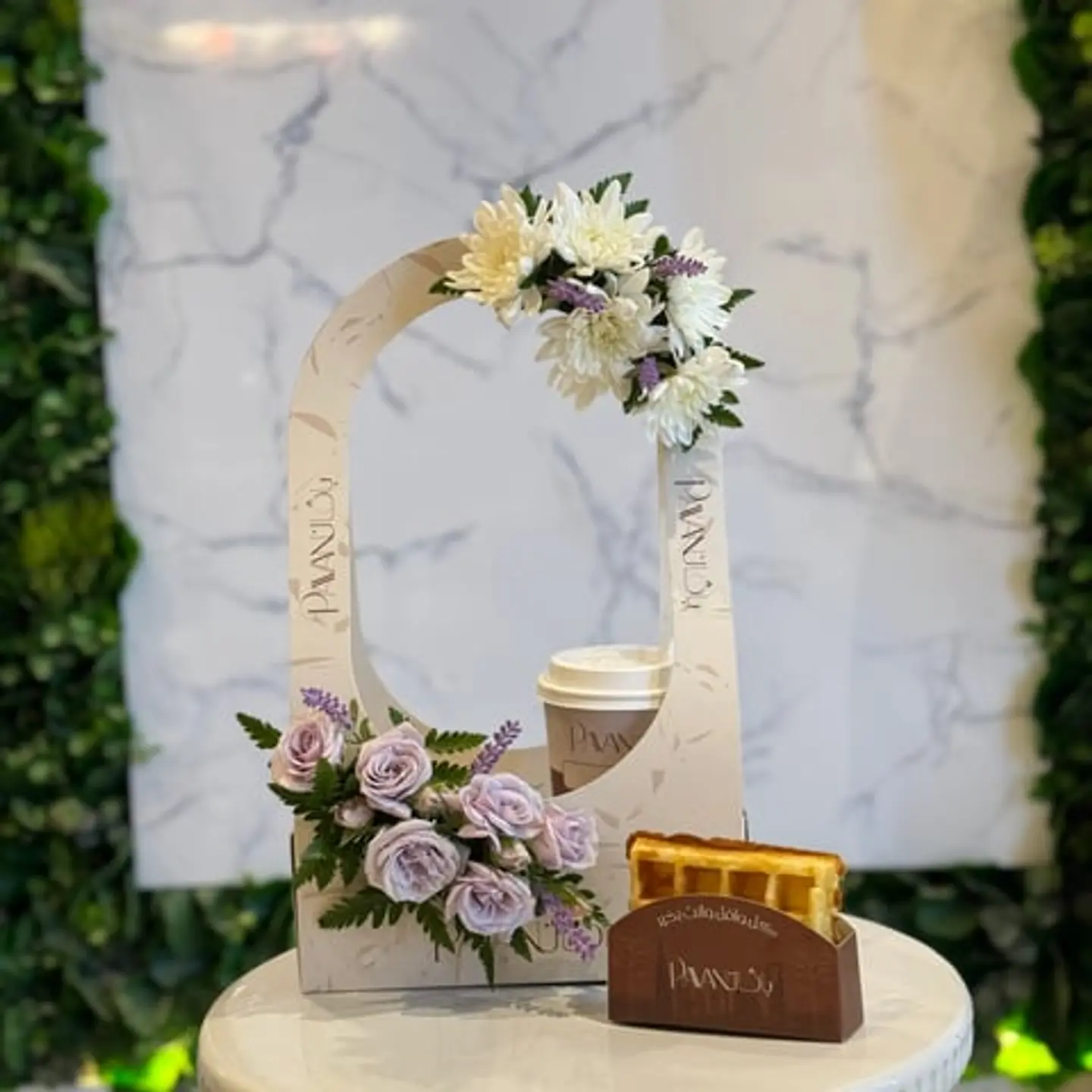 Waffle & Coffee Holder