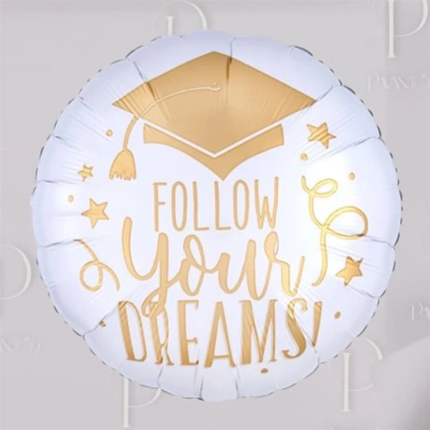 White Graduation Balloon – Pure Success