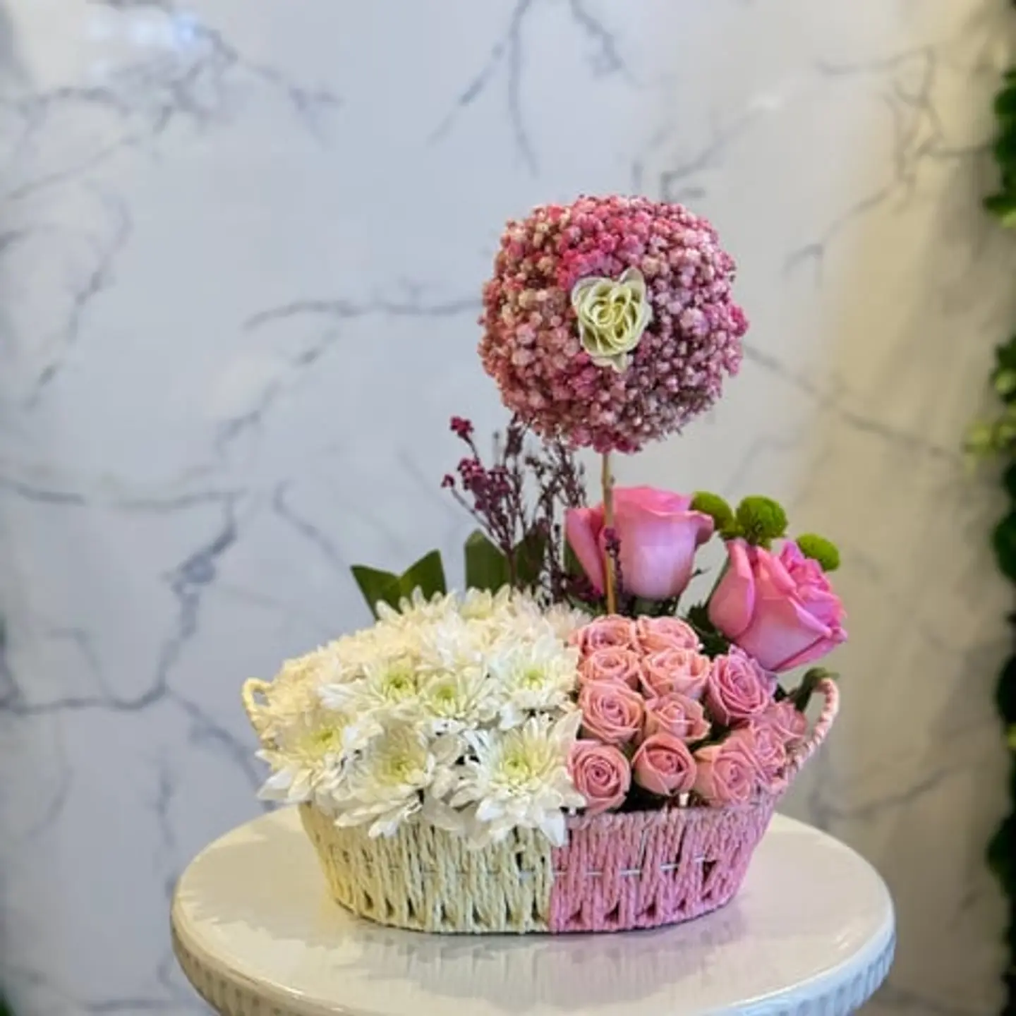 Lullaby Roses Basket