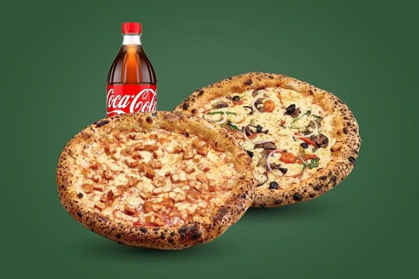 Any 2 Pizza + 1 Ltr Drink For 69 Sr