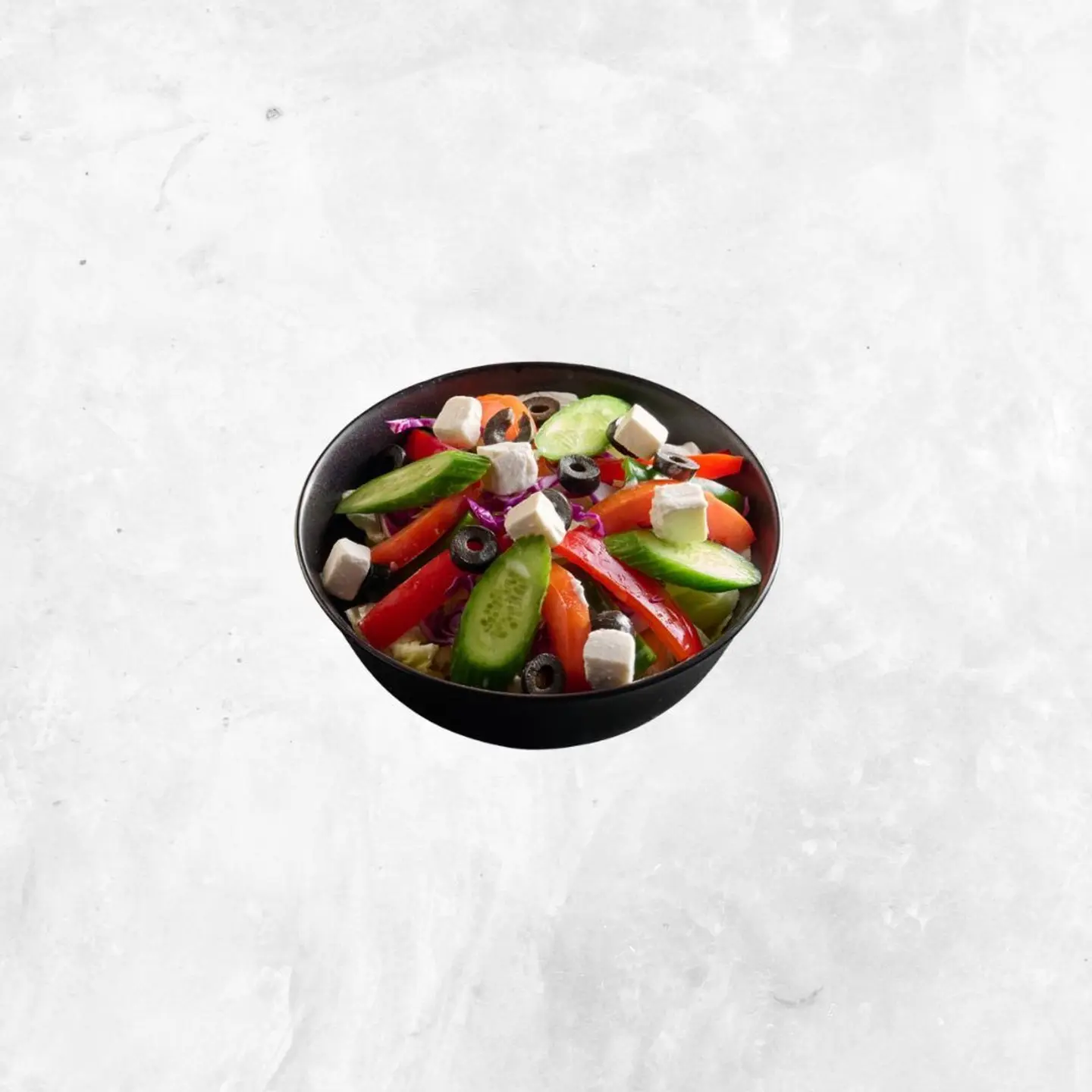 سلطة يونانية طازجة