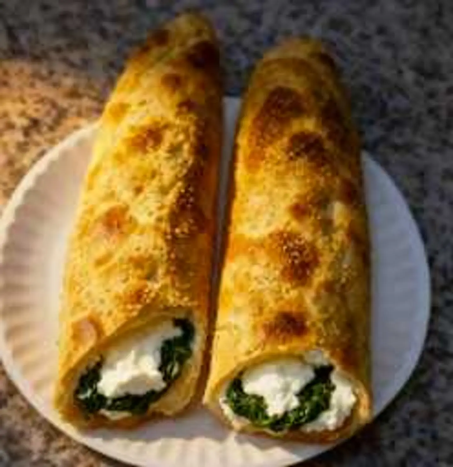 Labneh With Spinach Pastry