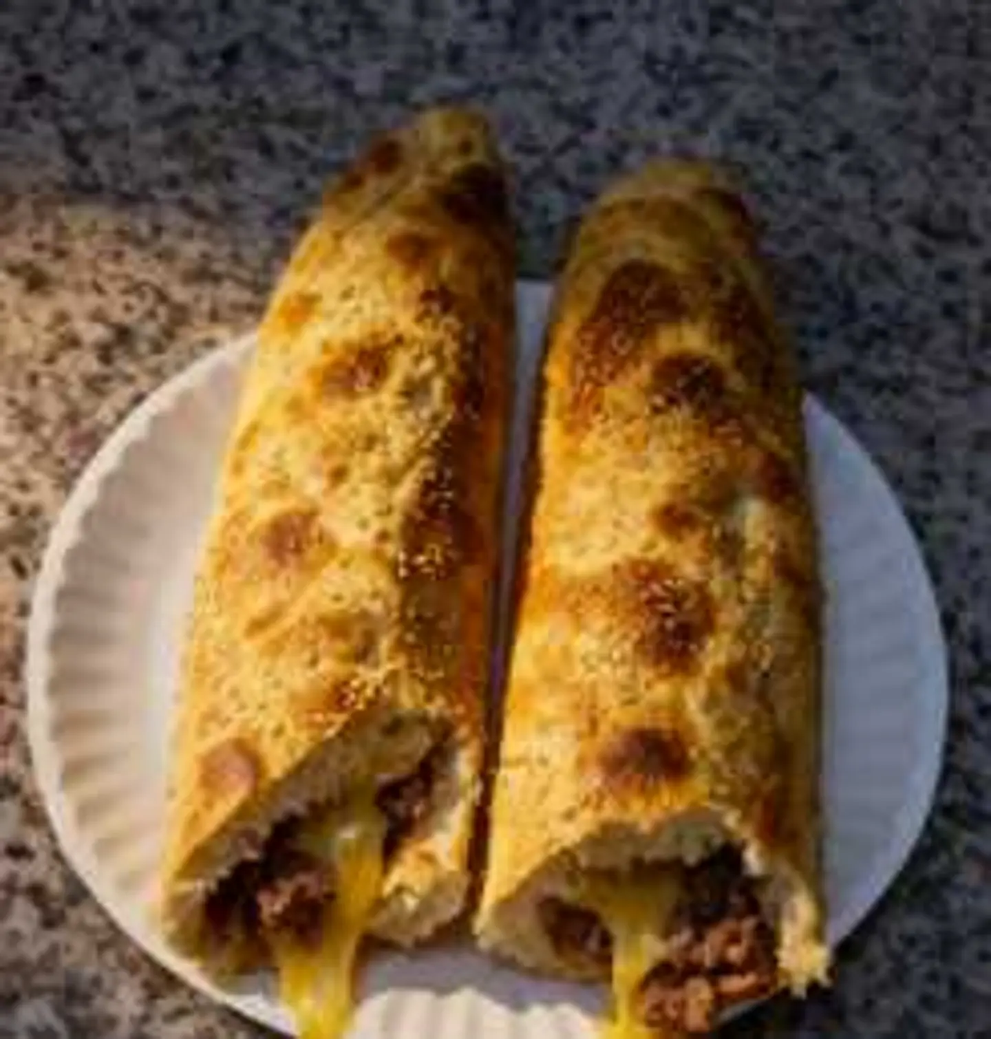 Liquid Cheese Meat Pastry