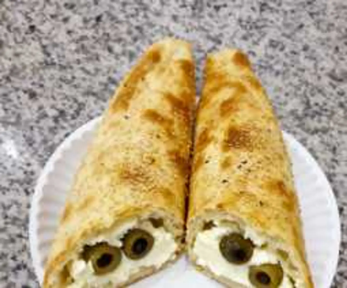 Liquid Cheese & Olives Pastry