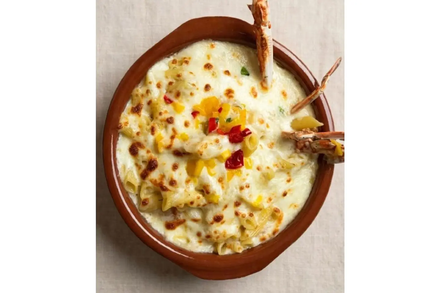 Seafood Pasta With White Sauce