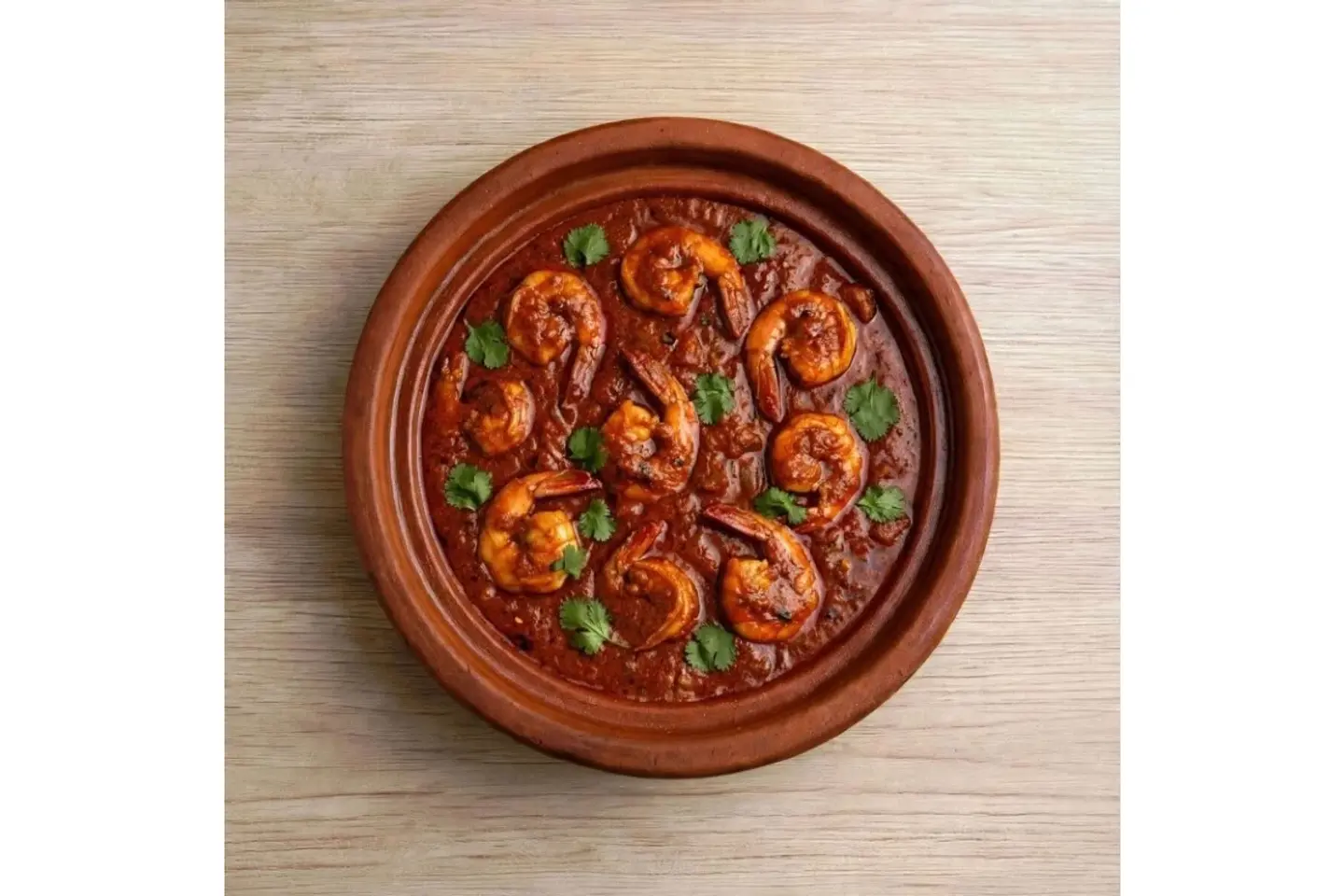 Spicy Shrimp Tajine
