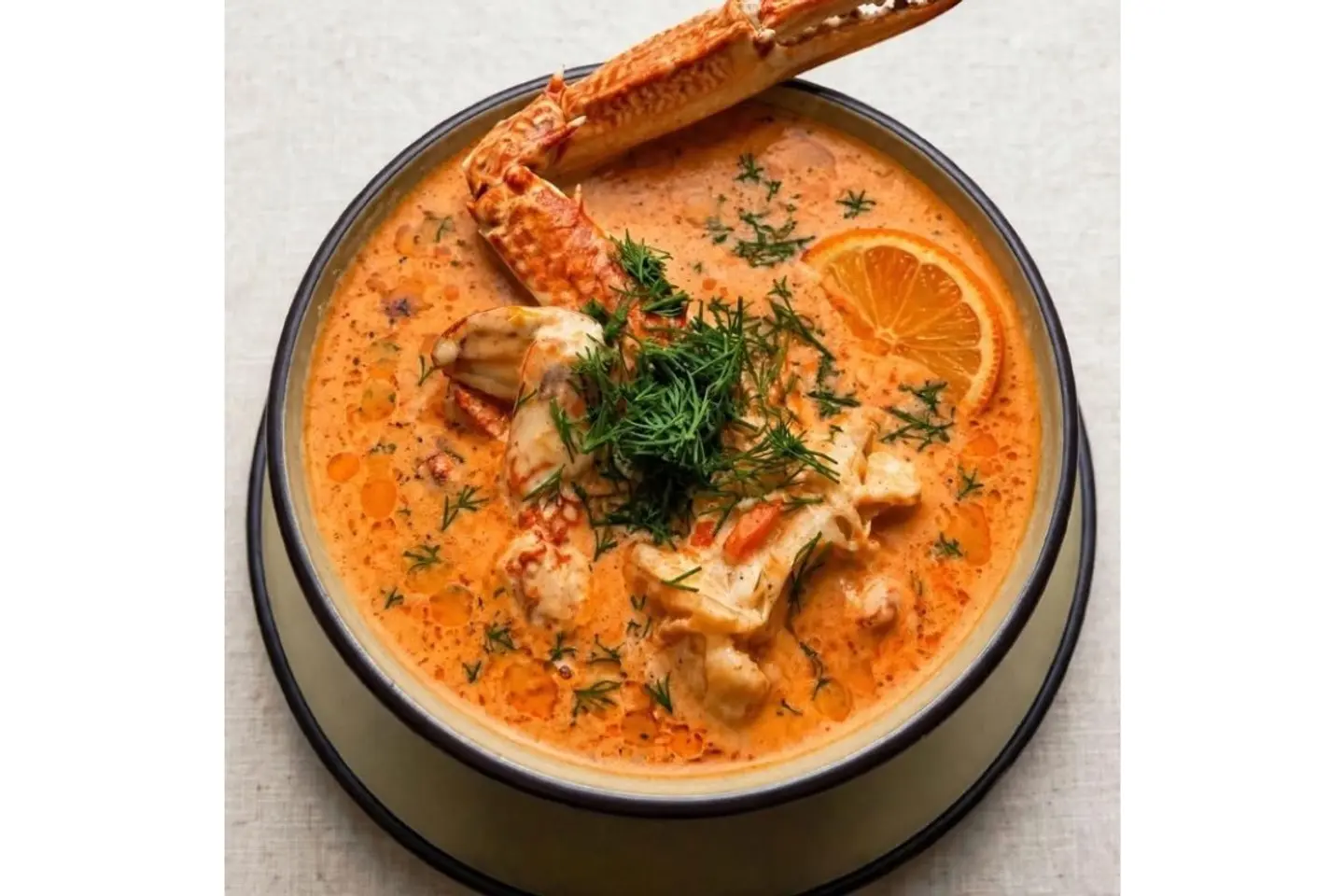 Seafood Soup With Red Sauce