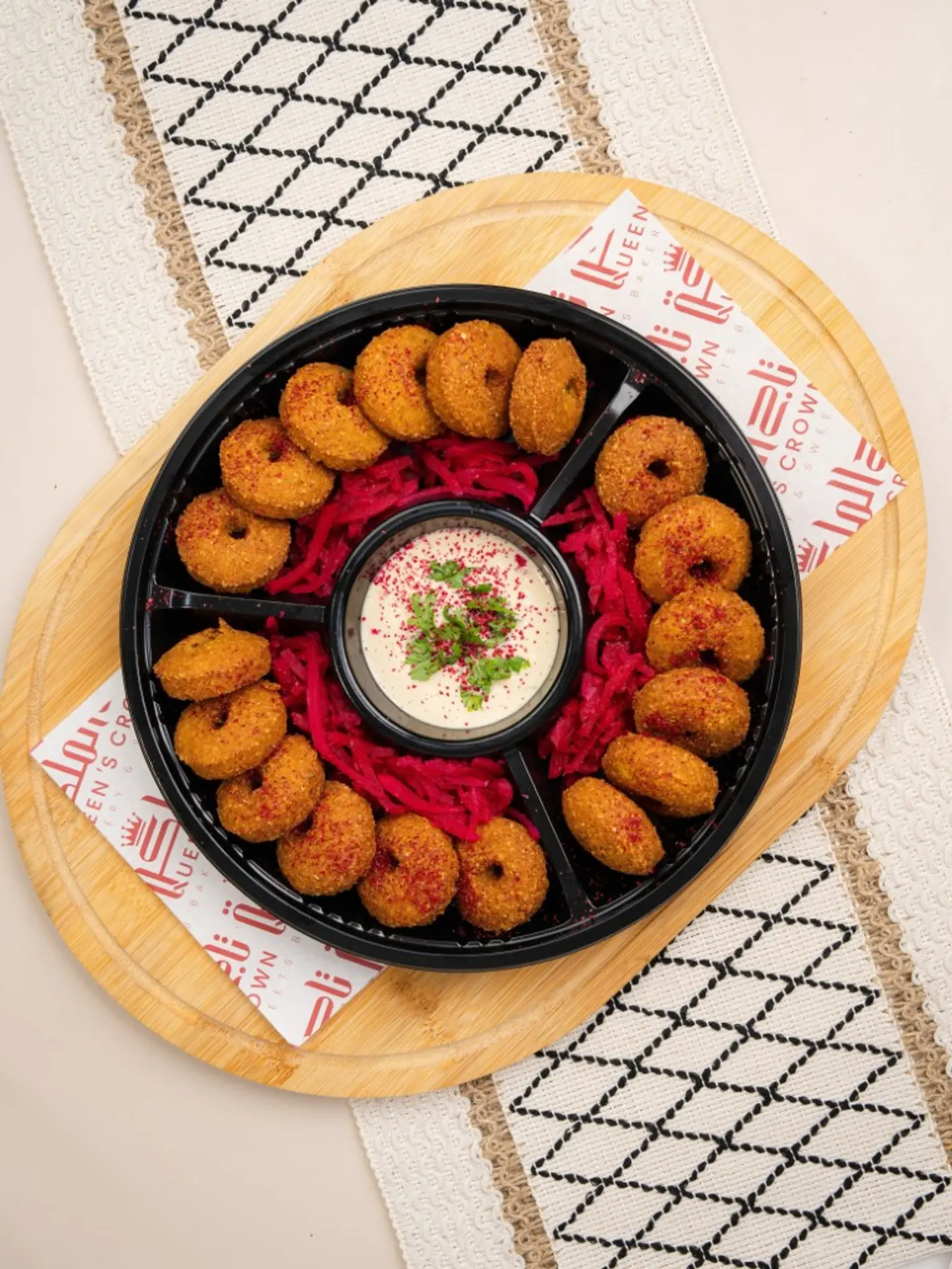 صحن فلافل كبير