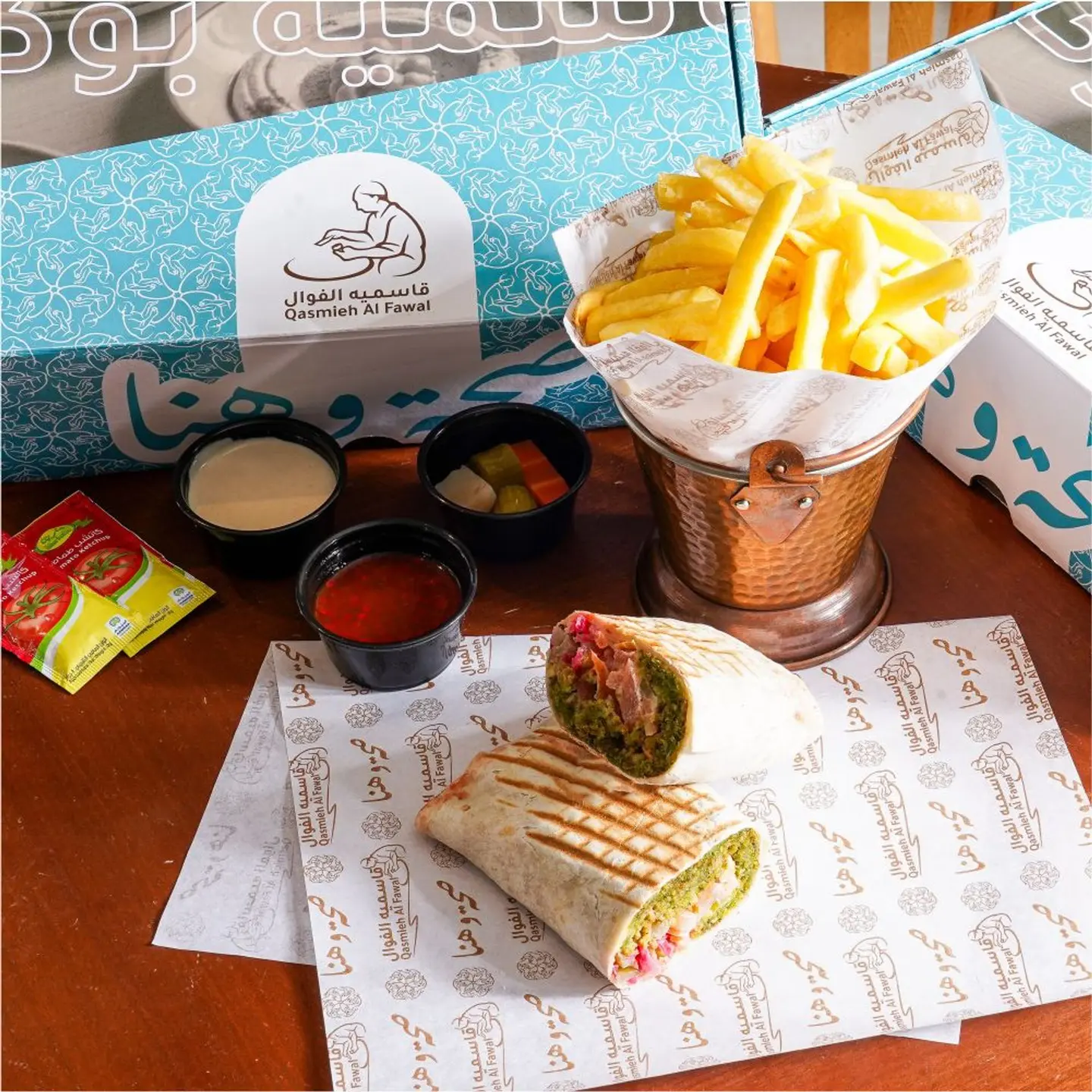 وجبة فلافل تورتيلا