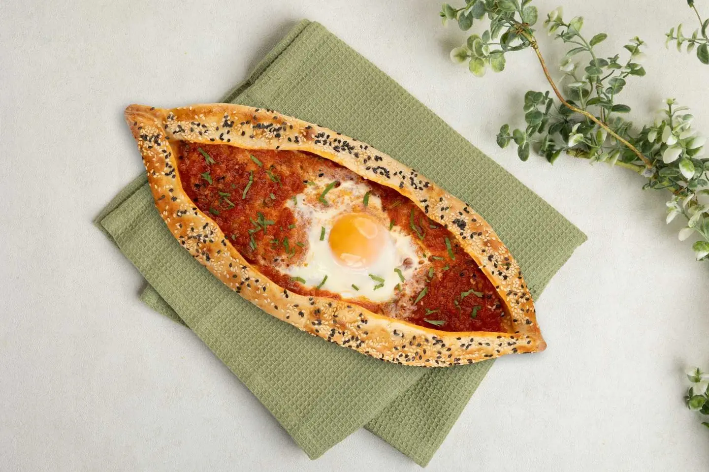 Egg Shakshuka Fatayer