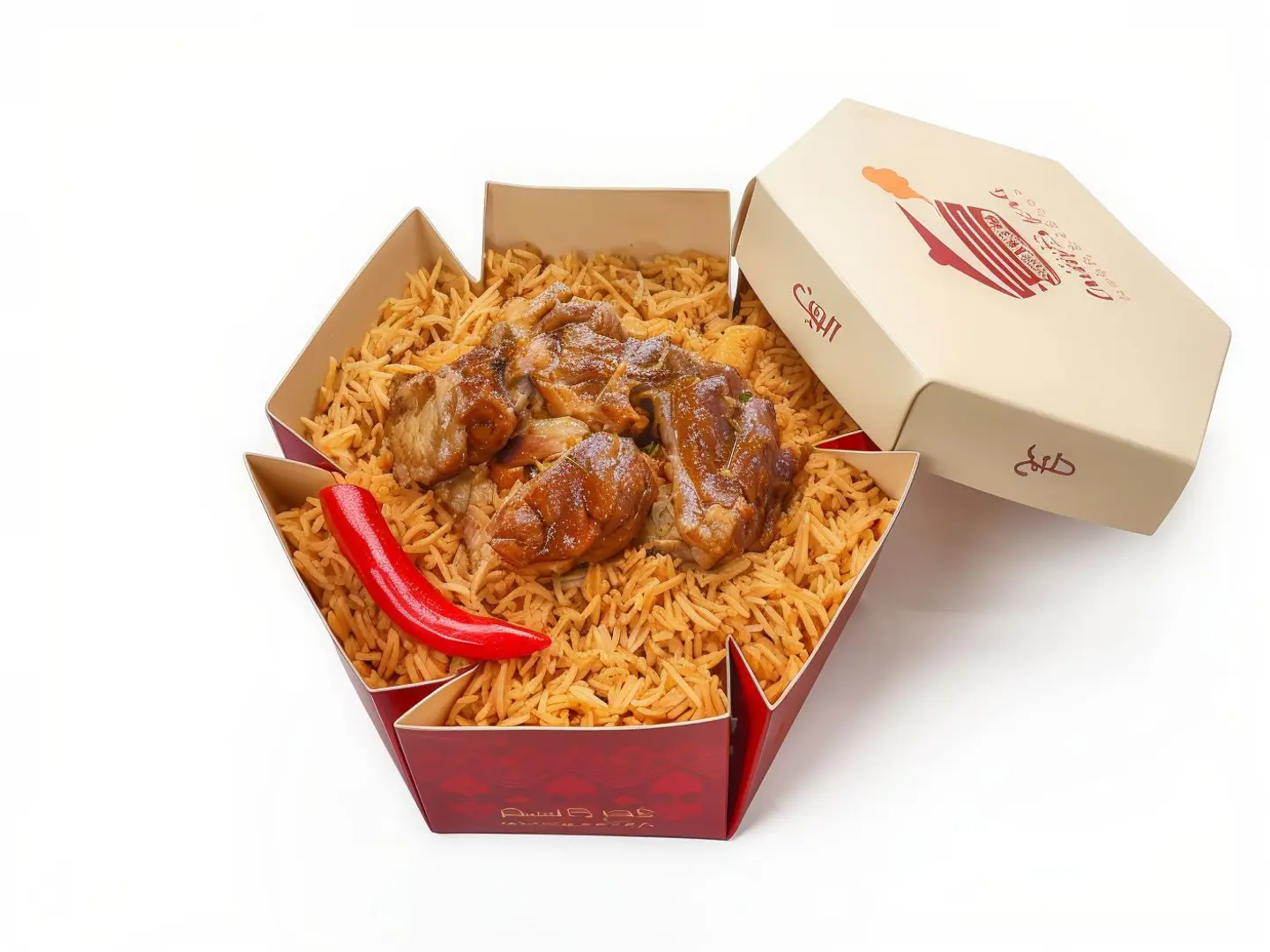 كبسة البادية لحم غنم بلدي