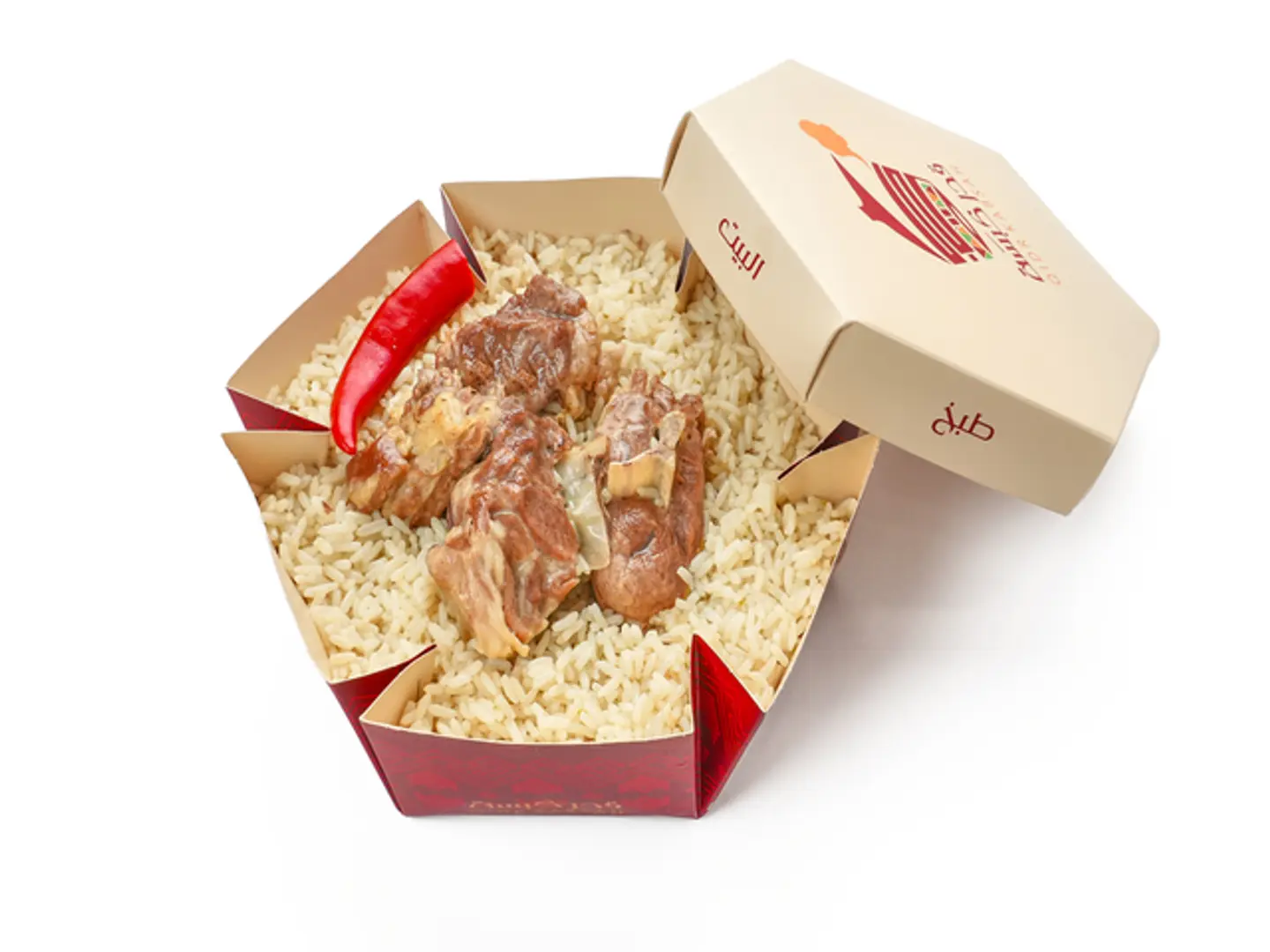 كبسة العقبة لحم غنم بلدي