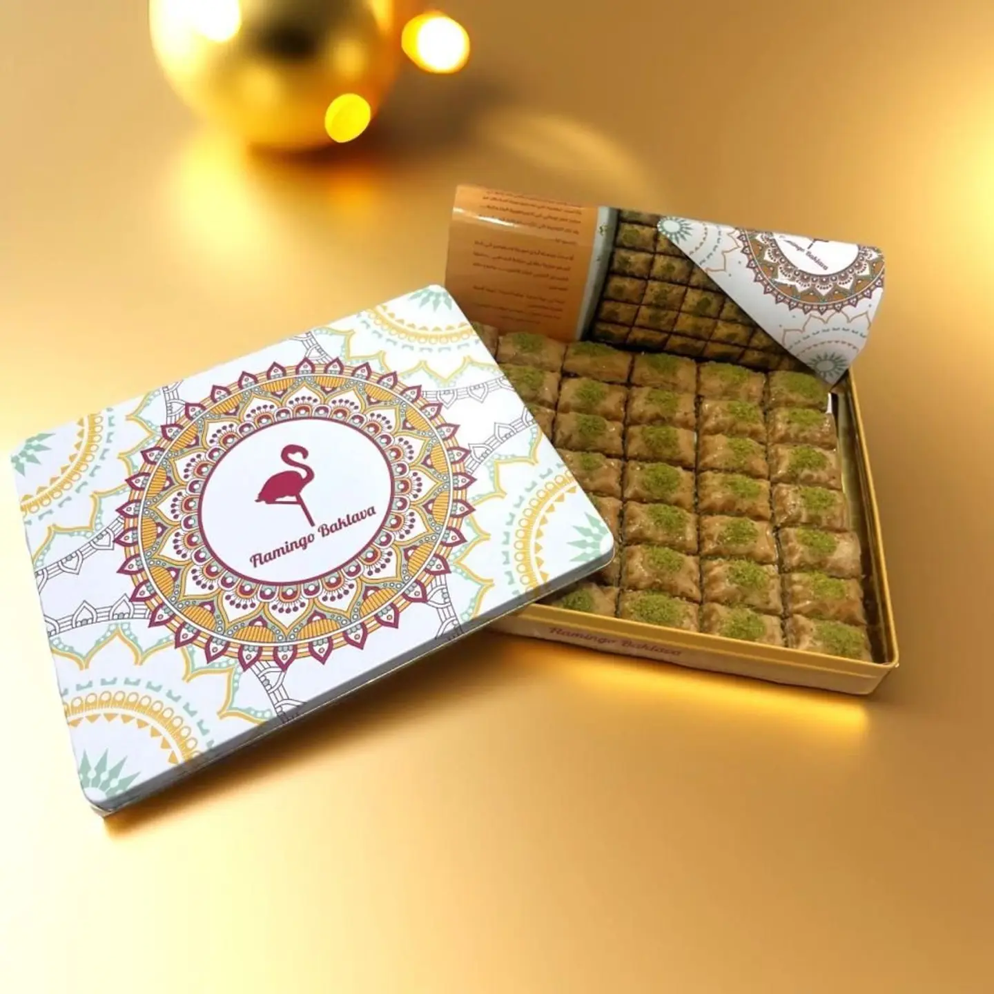 Flamingo Baklava Cubes