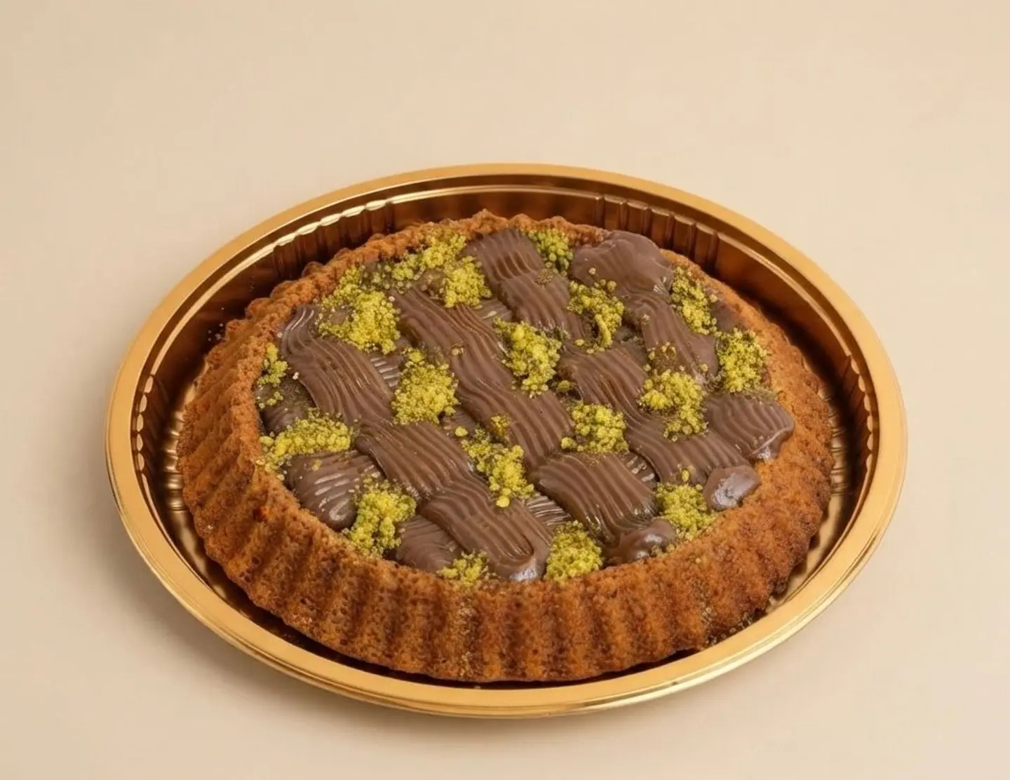 تارت كراميل بيستاشيو