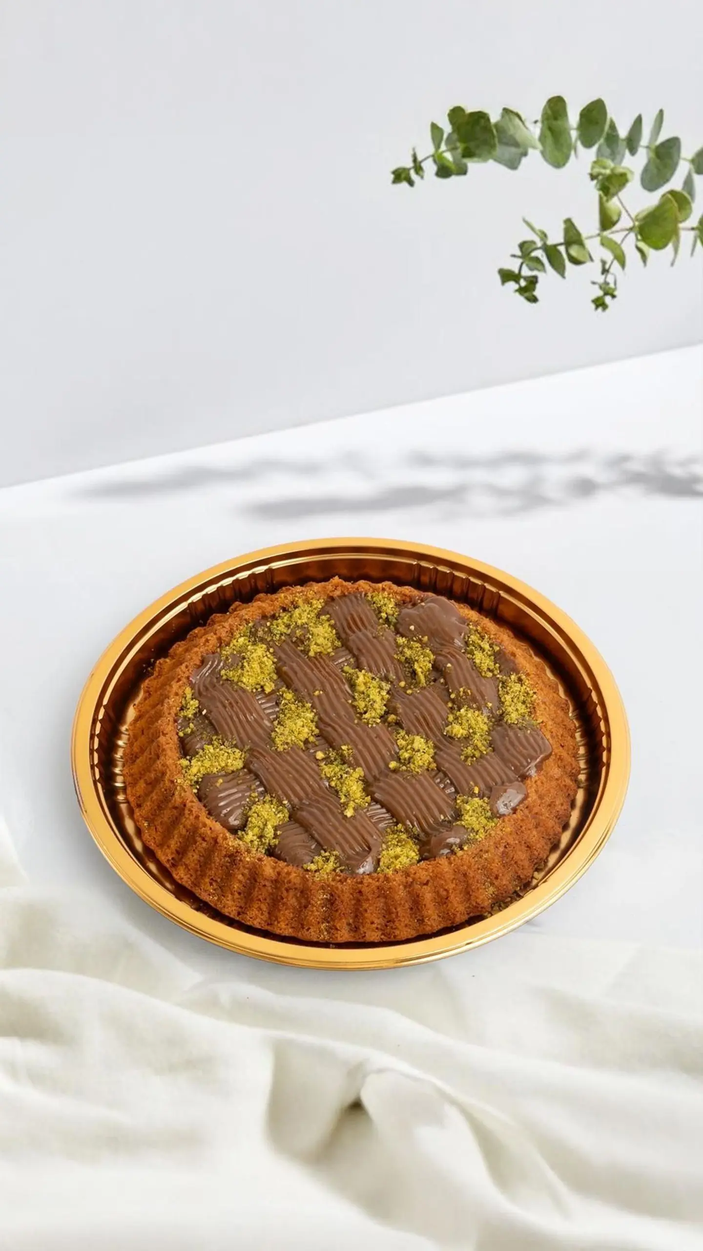 تارت كراميل بيستاشيو