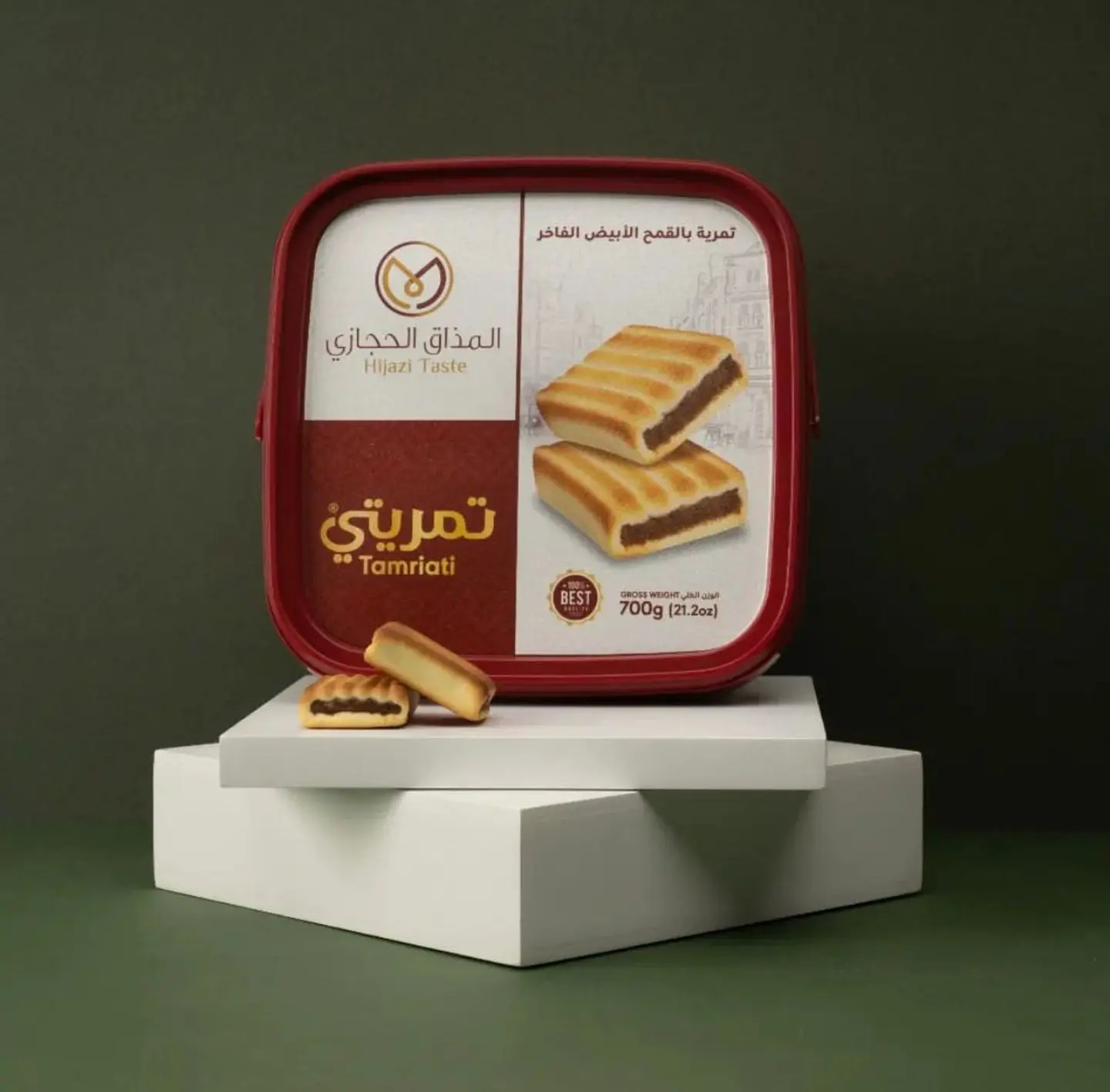 تمريه بالقمح الأبيض