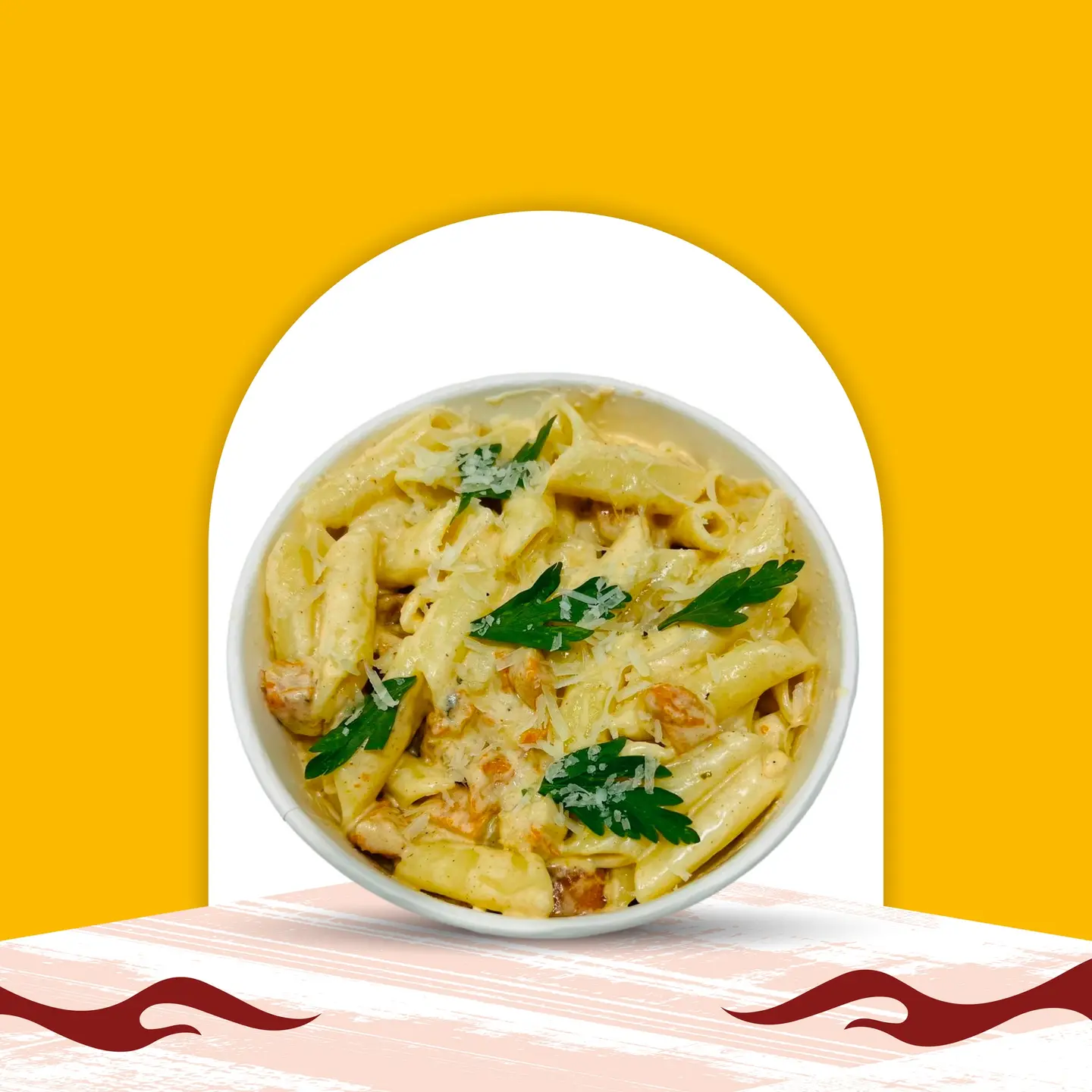 باستا دجاج كاجون