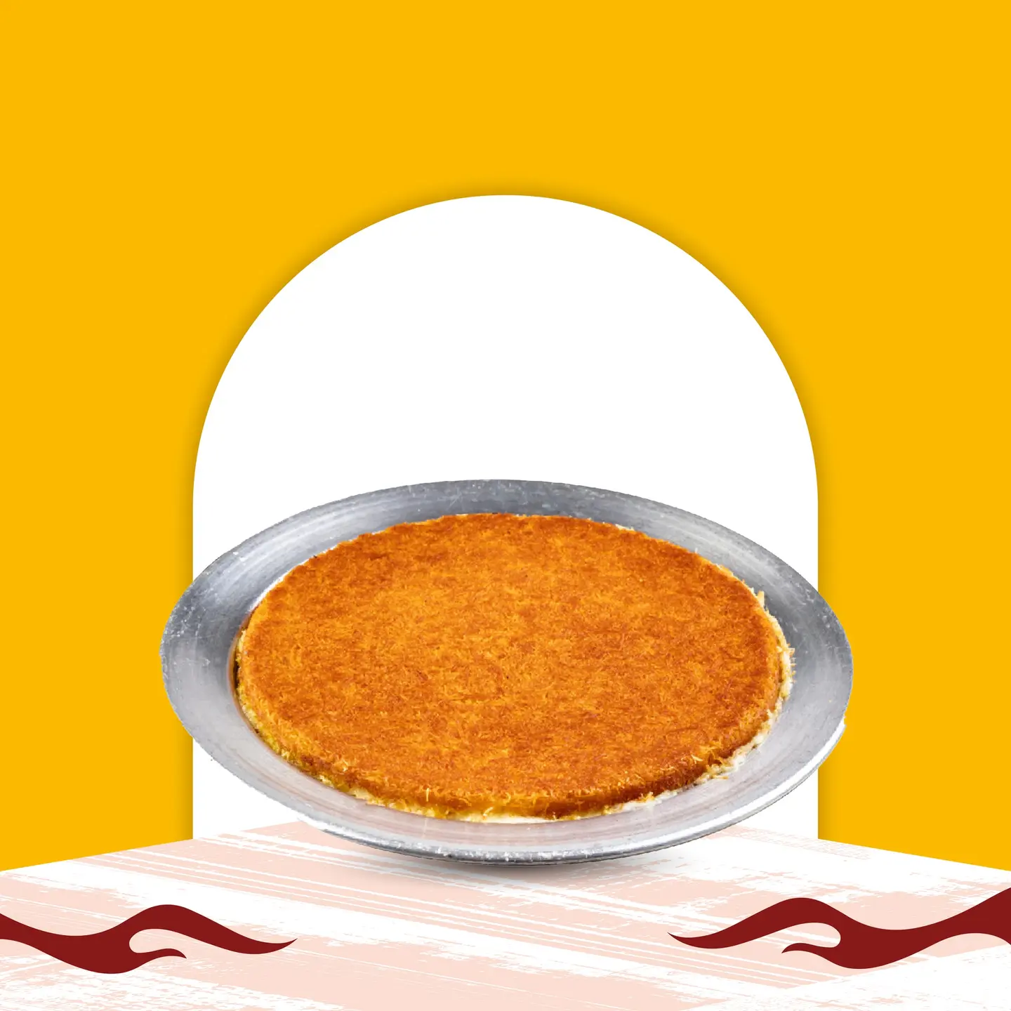 كنافة بالقشطه