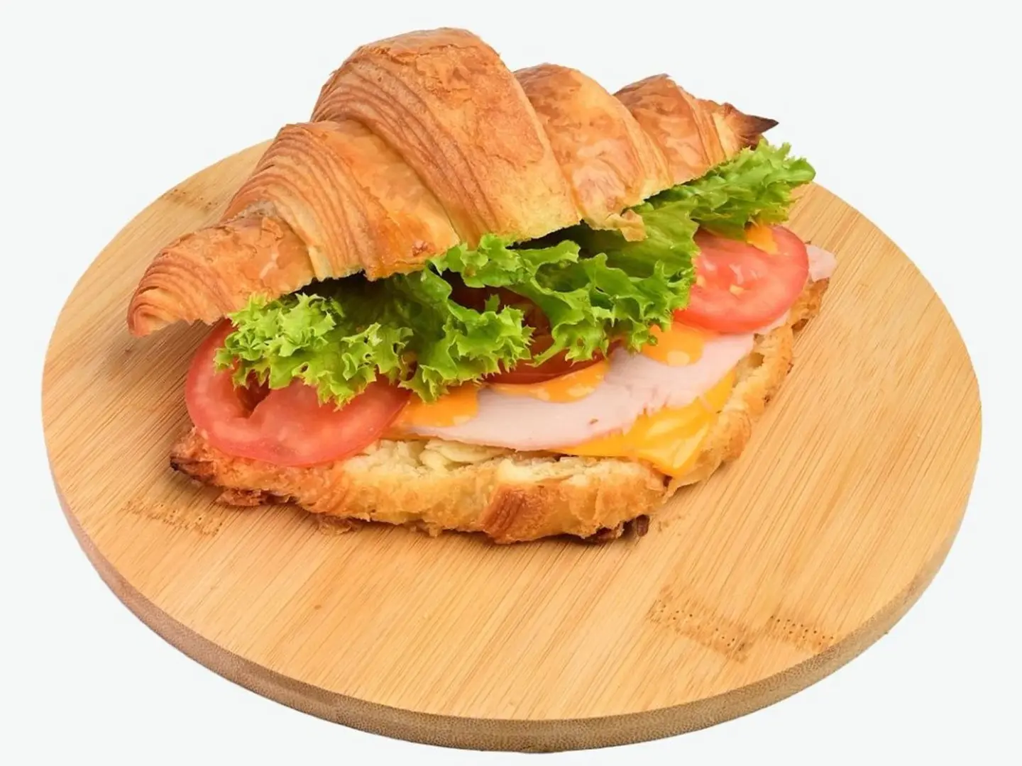Croissant Stuffed With Turkey And Cheese10676