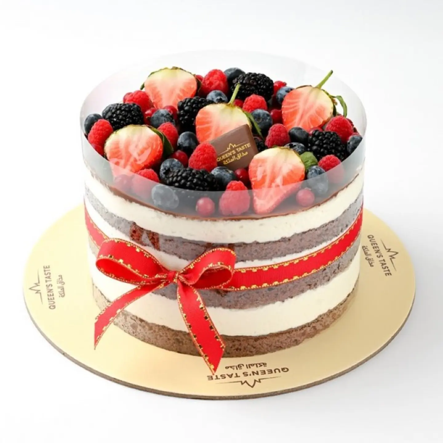Small Strawberry And Chocolate Velvet Cake 7216
