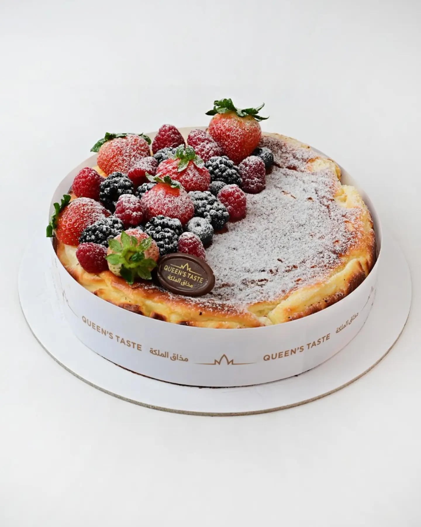 San Sebastian Cake With Fruits 6302