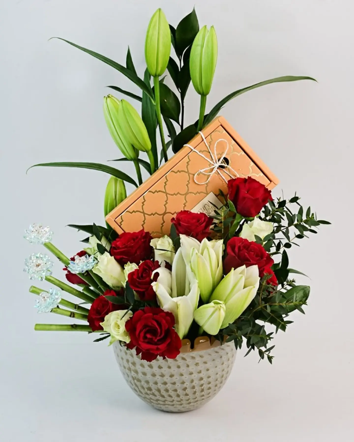 Flower Chocolate Vase 2 10094