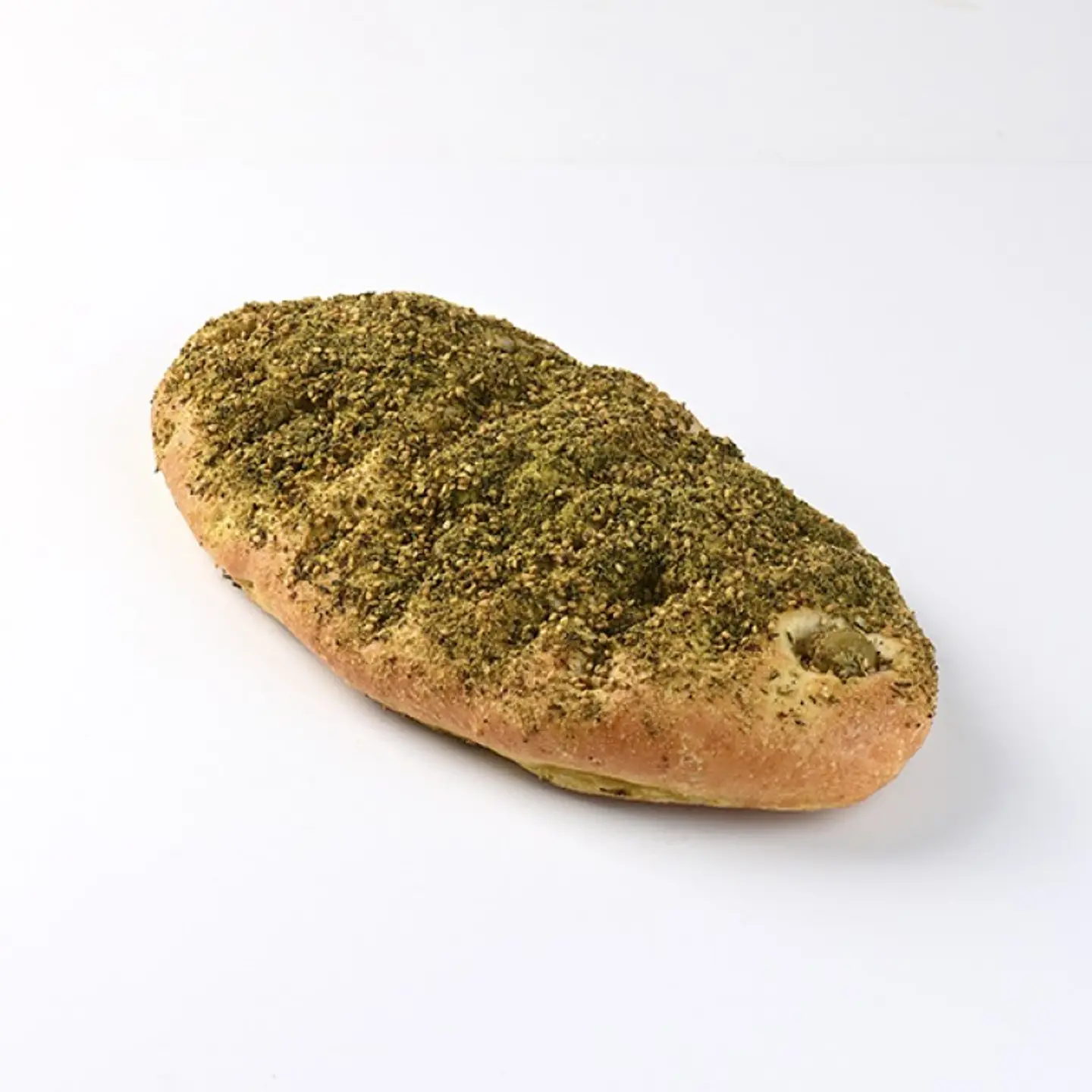 Focaccia Bread With Oregano And Green Olives 1552
