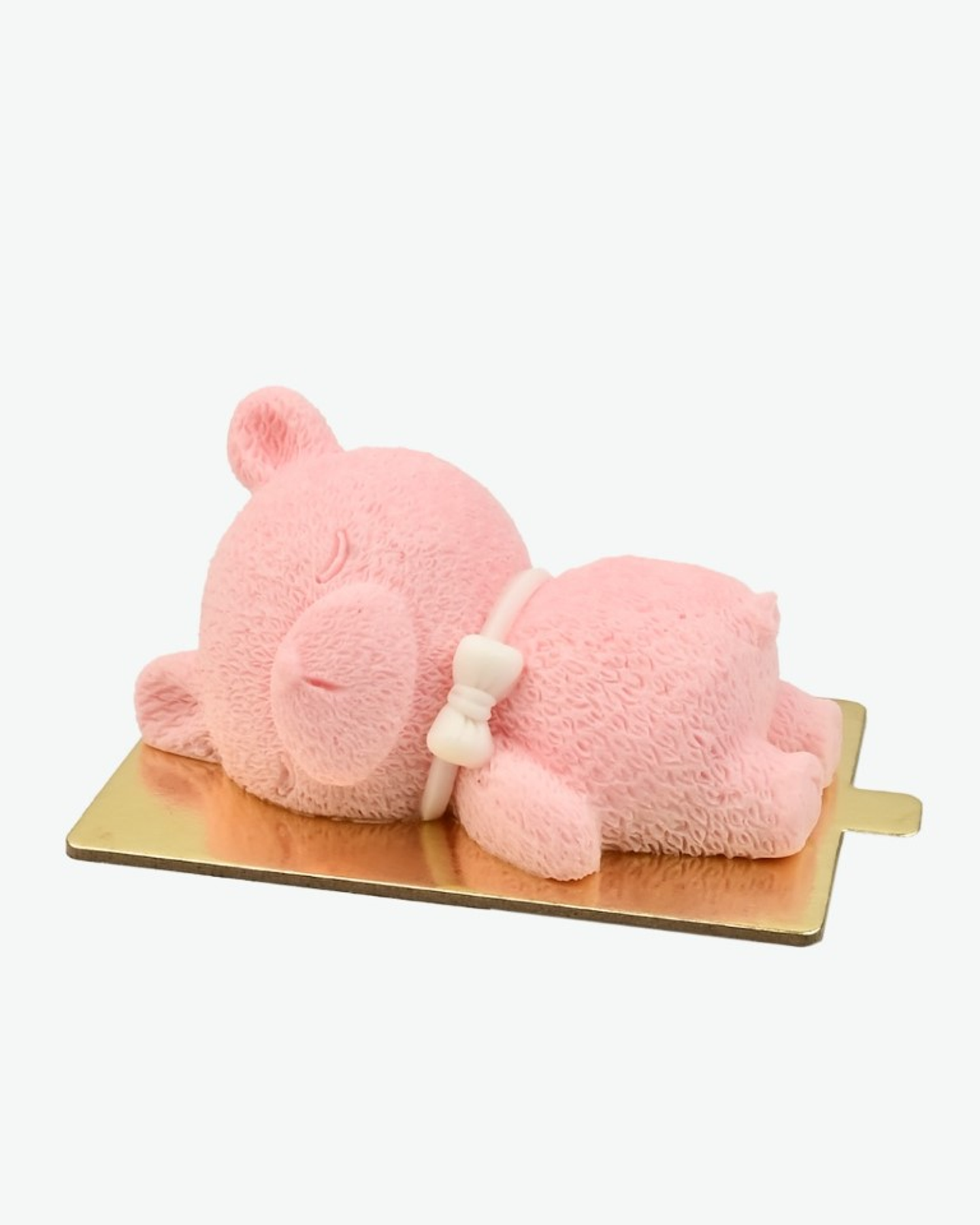 Teddy Bear Cake Slice Pink 10951