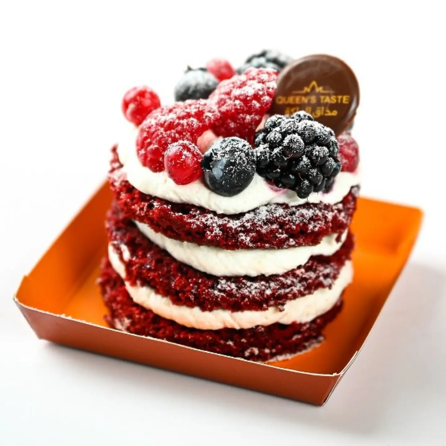 Raspberry Velvet Cake Slice 5928