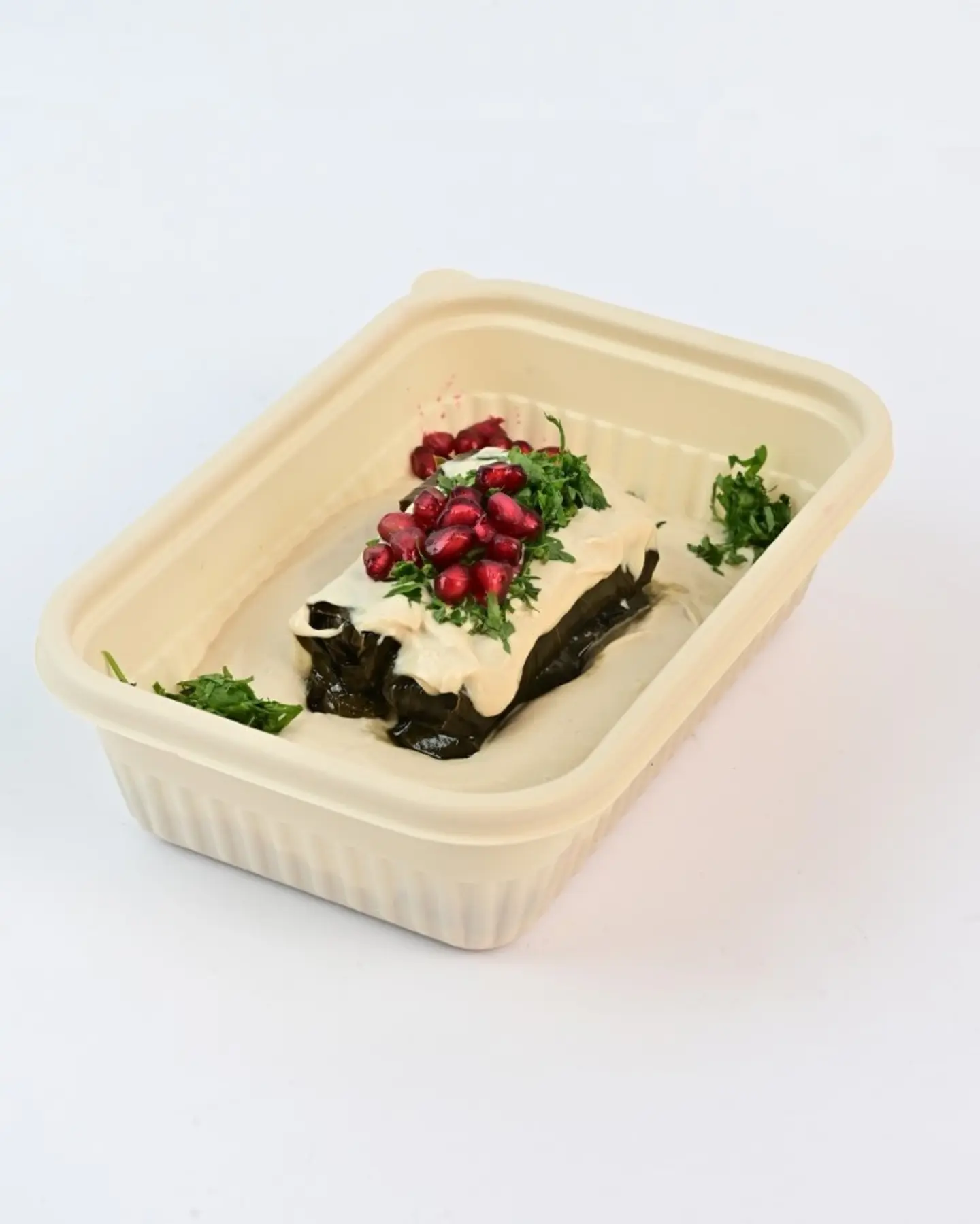 Grape Leaves Fatteh With Tahini Sauce 6262
