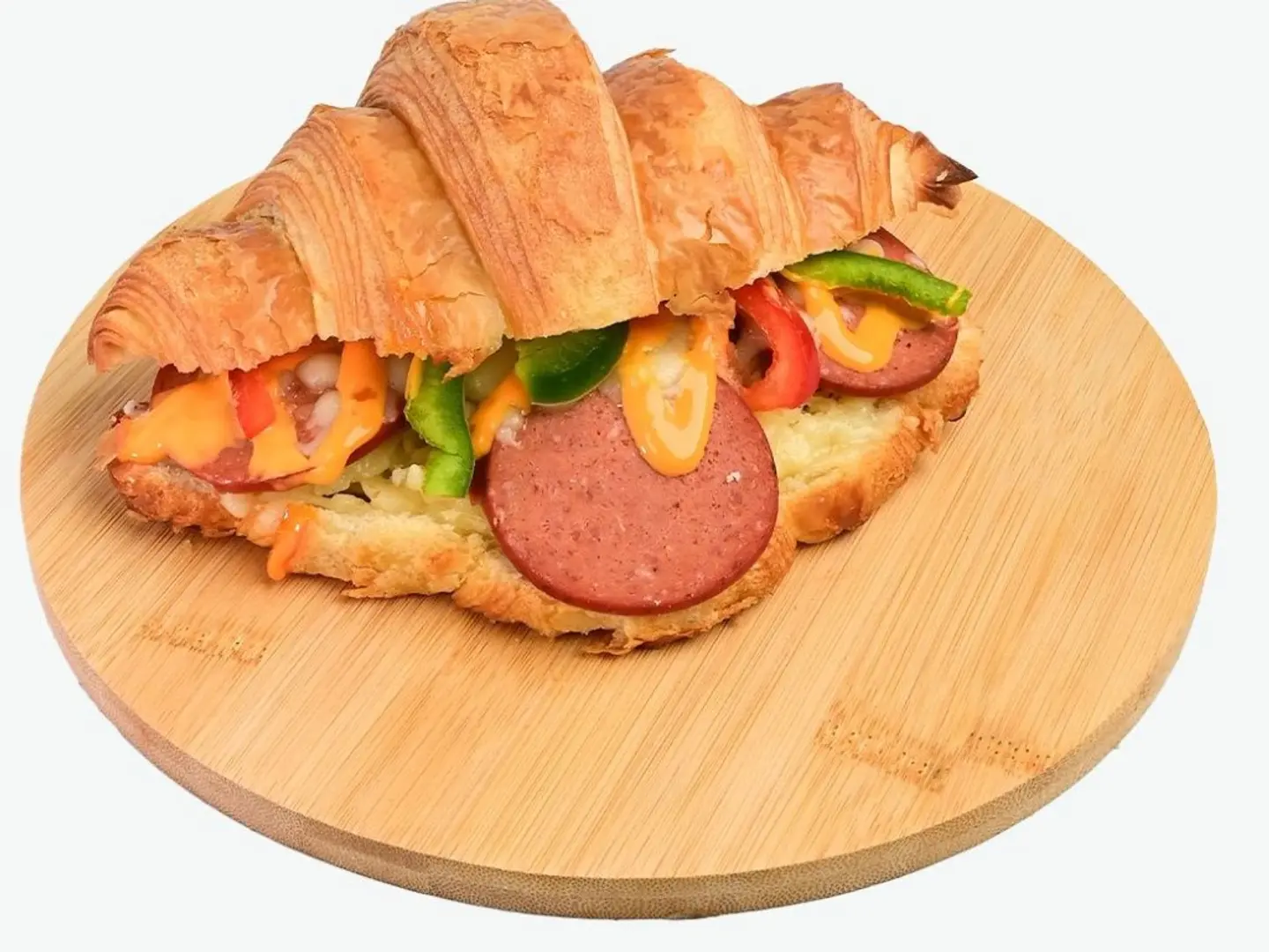 Croissant Stuffed With Pepperoni And Cheese 10675