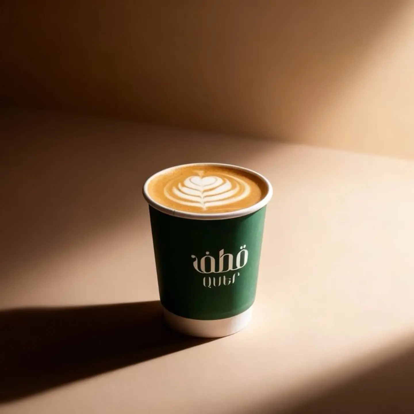 قطف لاتيه ساخن