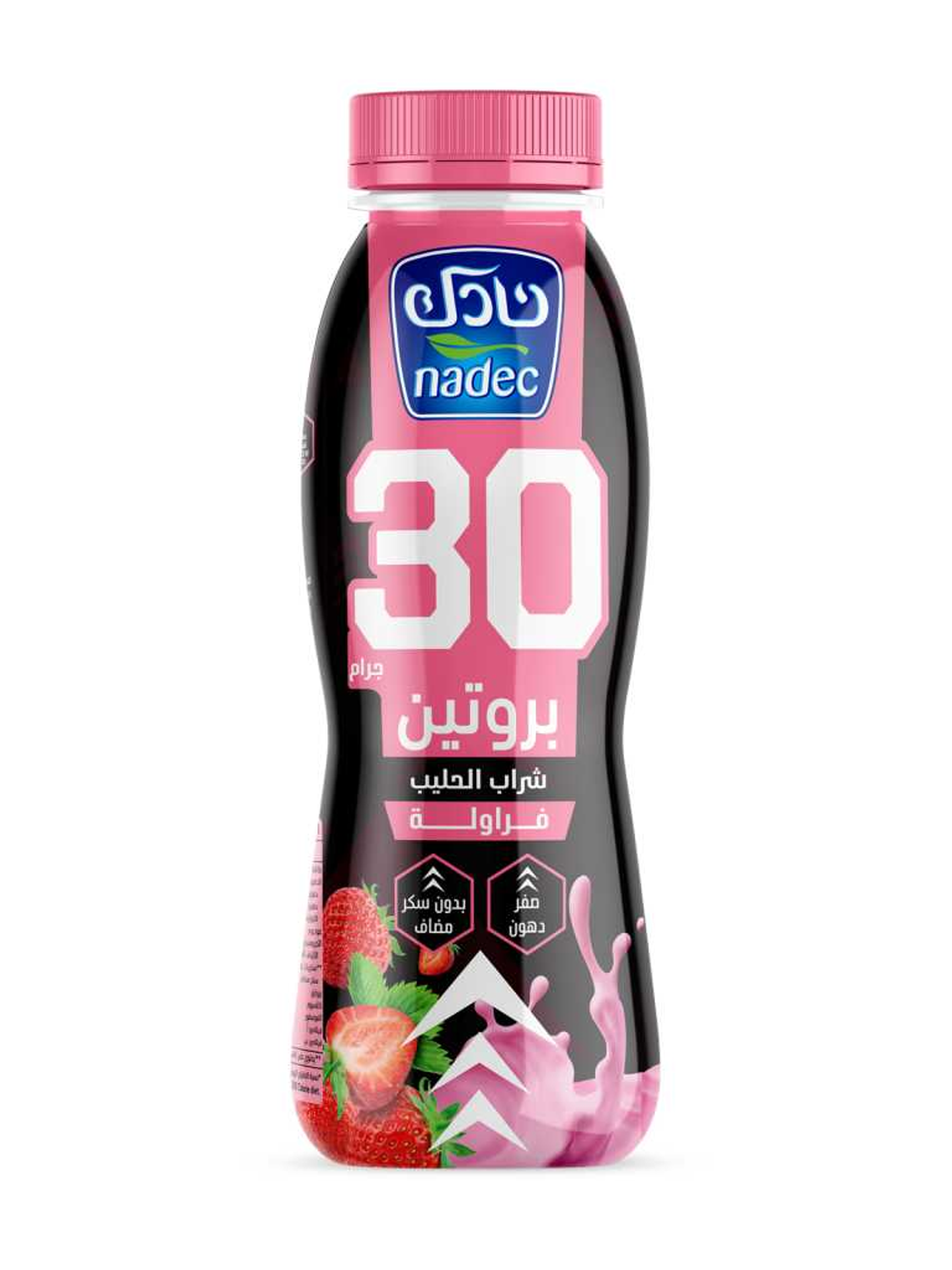 شراب زبادي البروتين من ندى