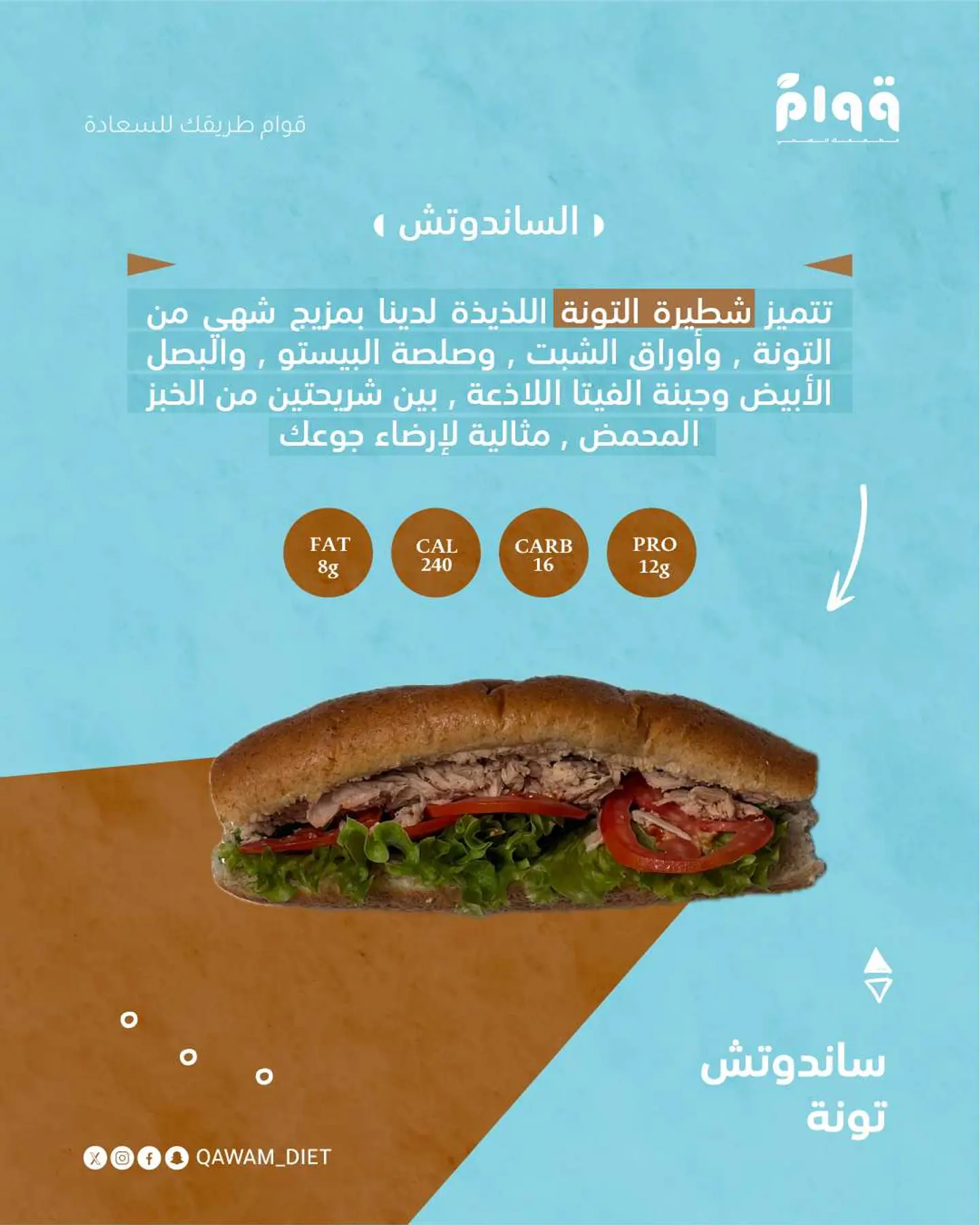 ساندوتش تونة