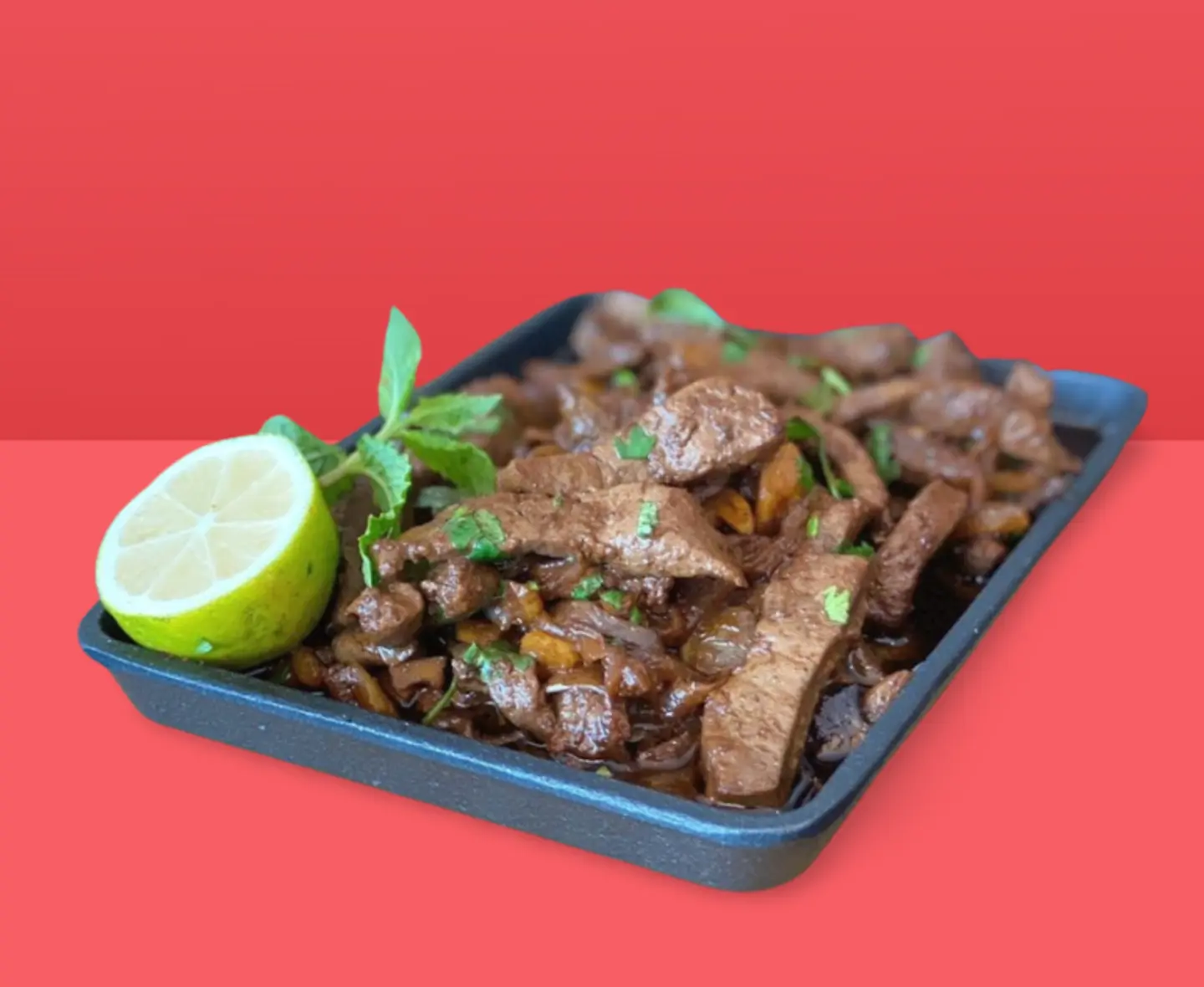 صحن كبدة سادة.