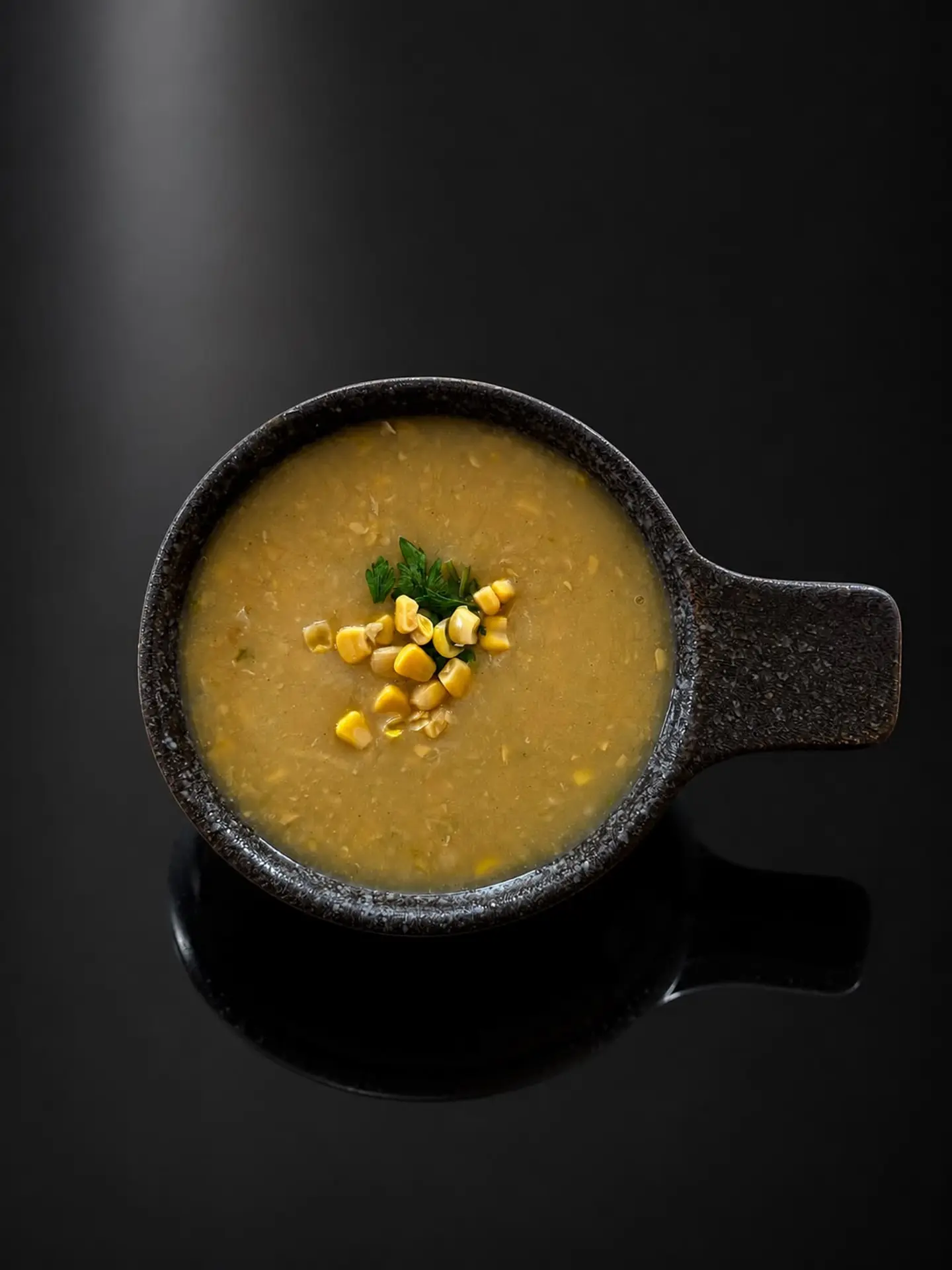 شوربة دجاج و الذرة