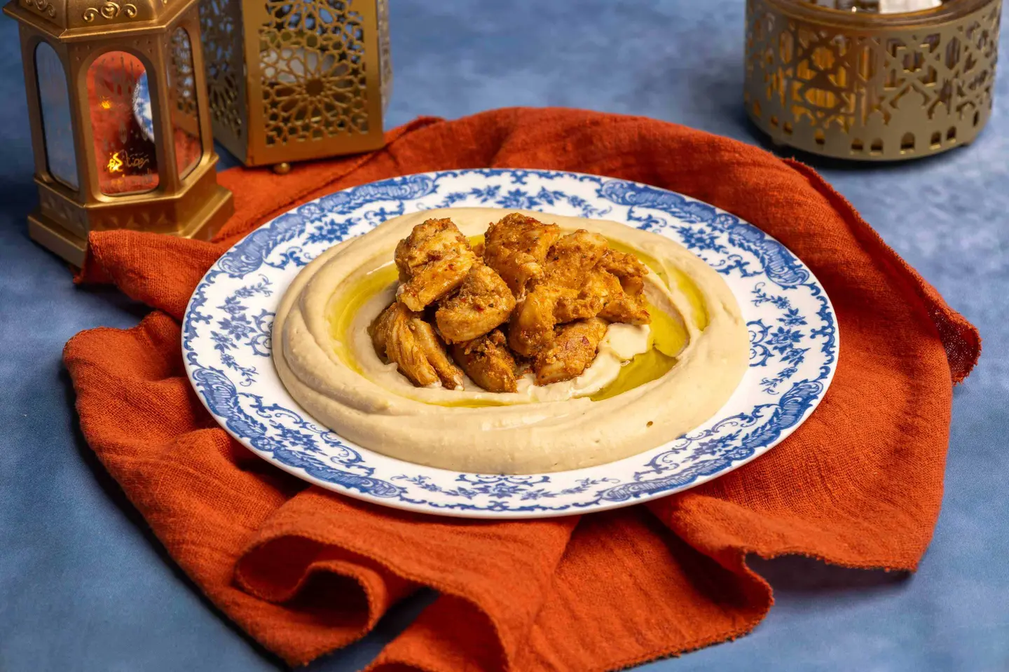 حمص بشاورما الدجاج