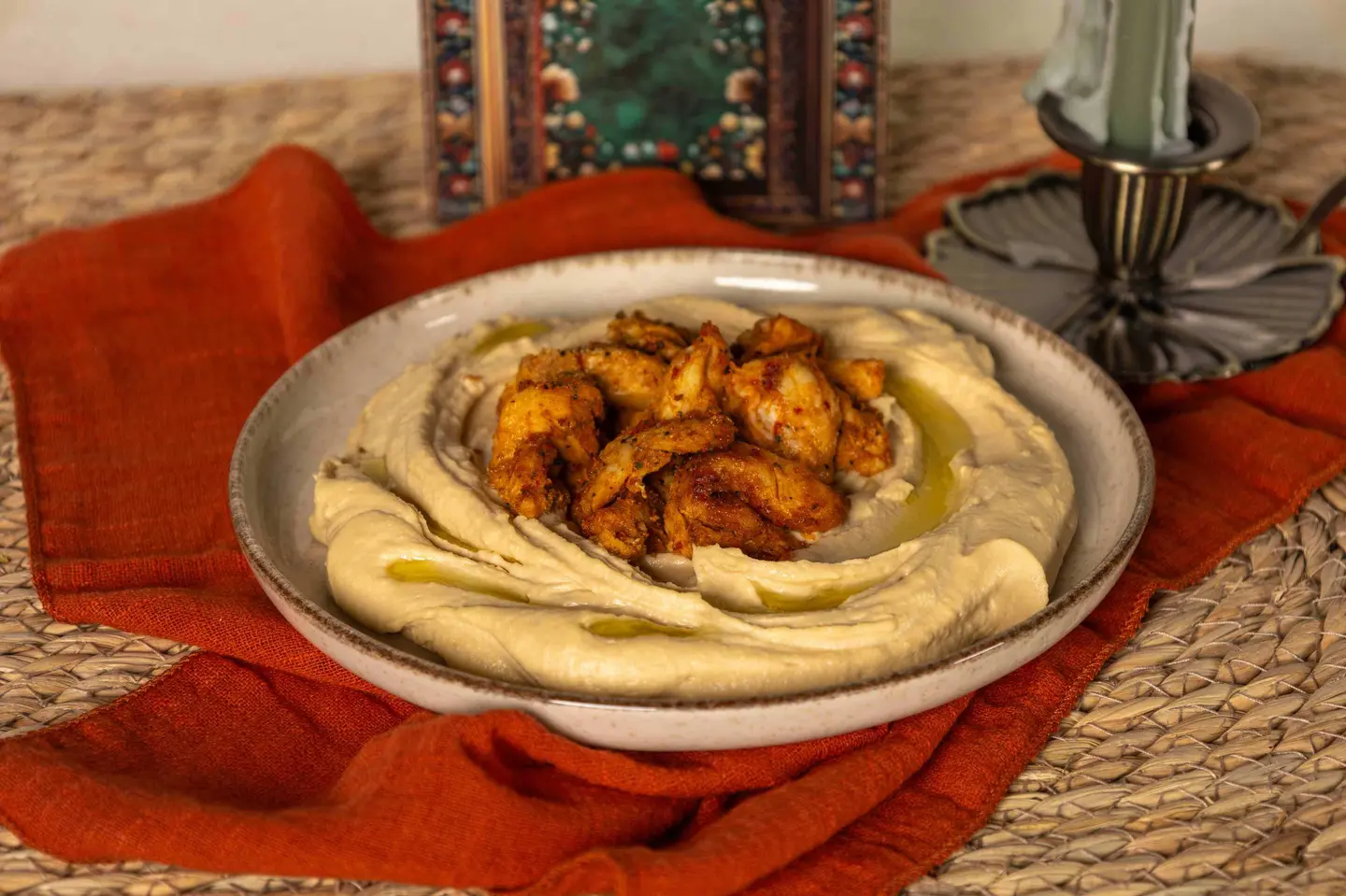 حمص بشاورما الدجاج