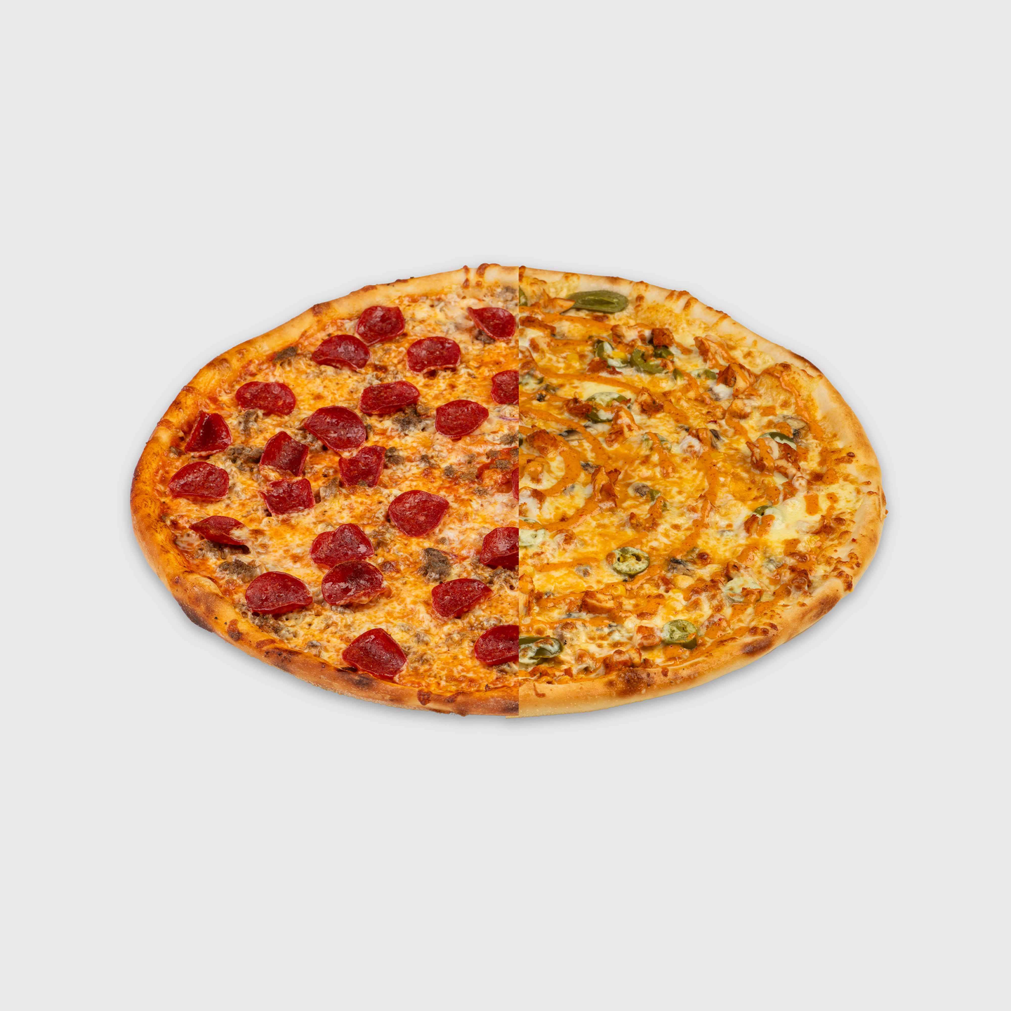 Half & Half Pizza