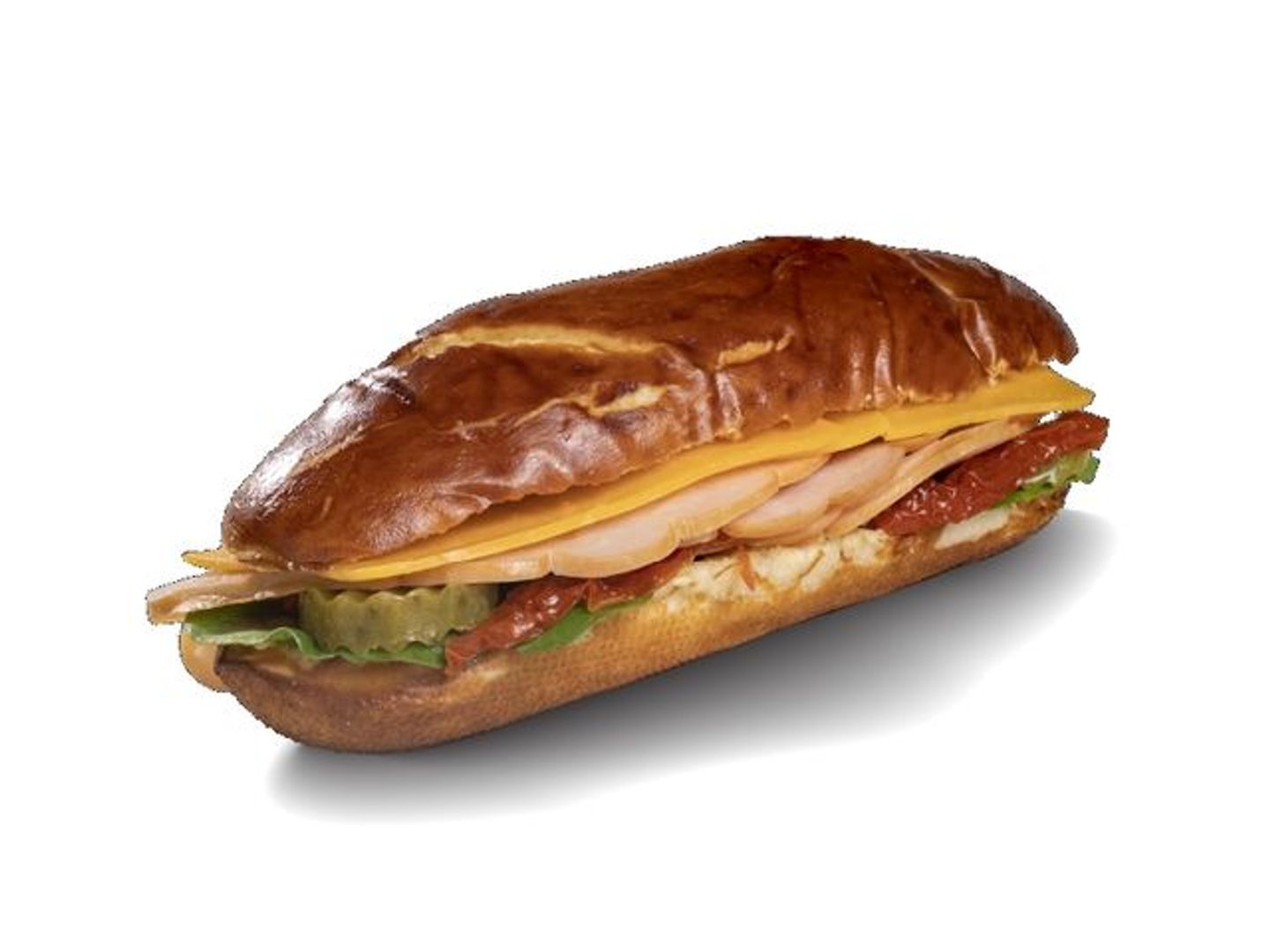 Turkey Pretzel Sandwich